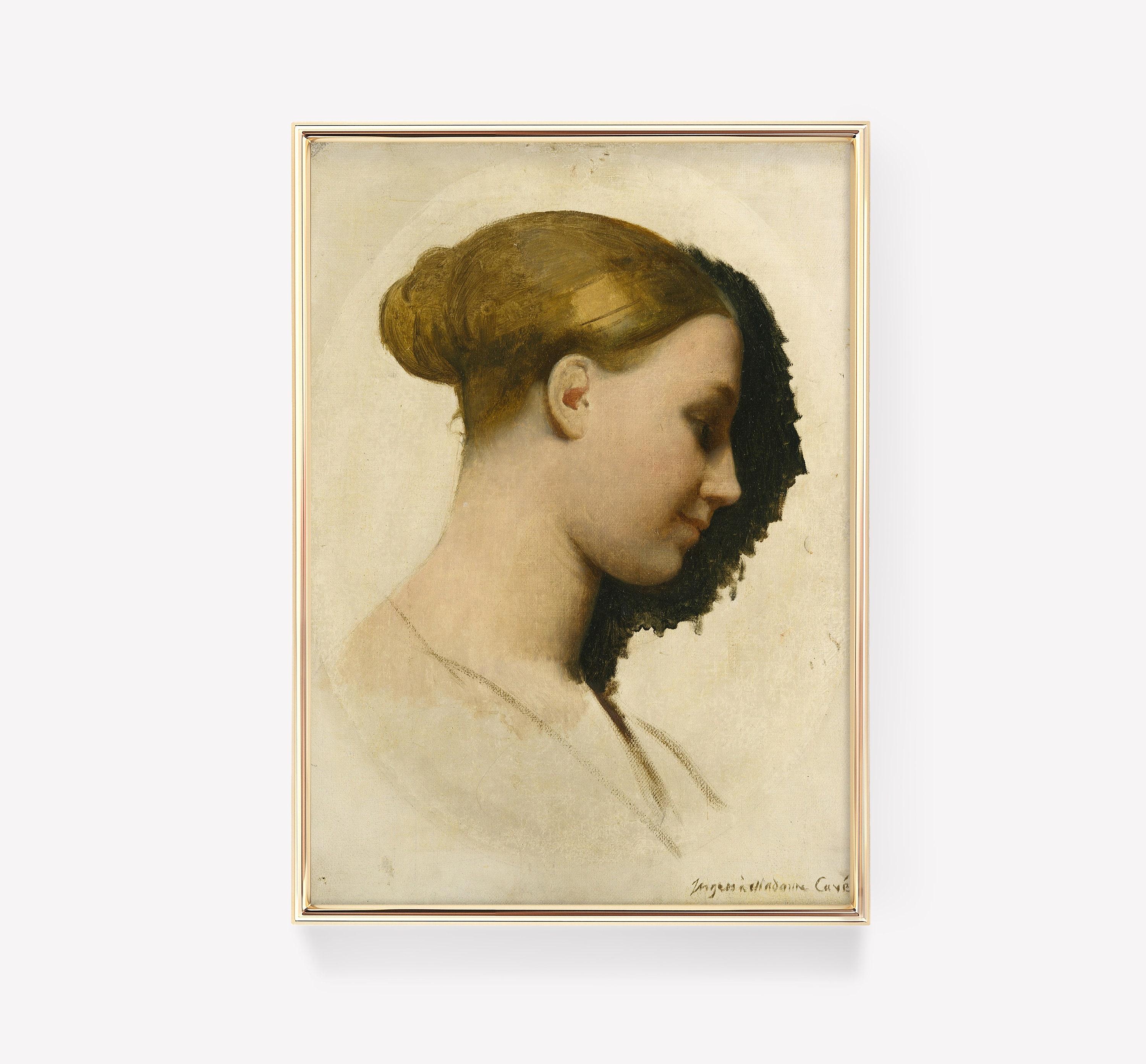 Jean Auguste Dominique Ingres Madame Edmond Cav 1831 Vintage Trending Style Poster (No Frame) Jean Auguste Dominique Ingres Madame Edmond Cav 1831 Vintage Trending Style Poster (No Frame)