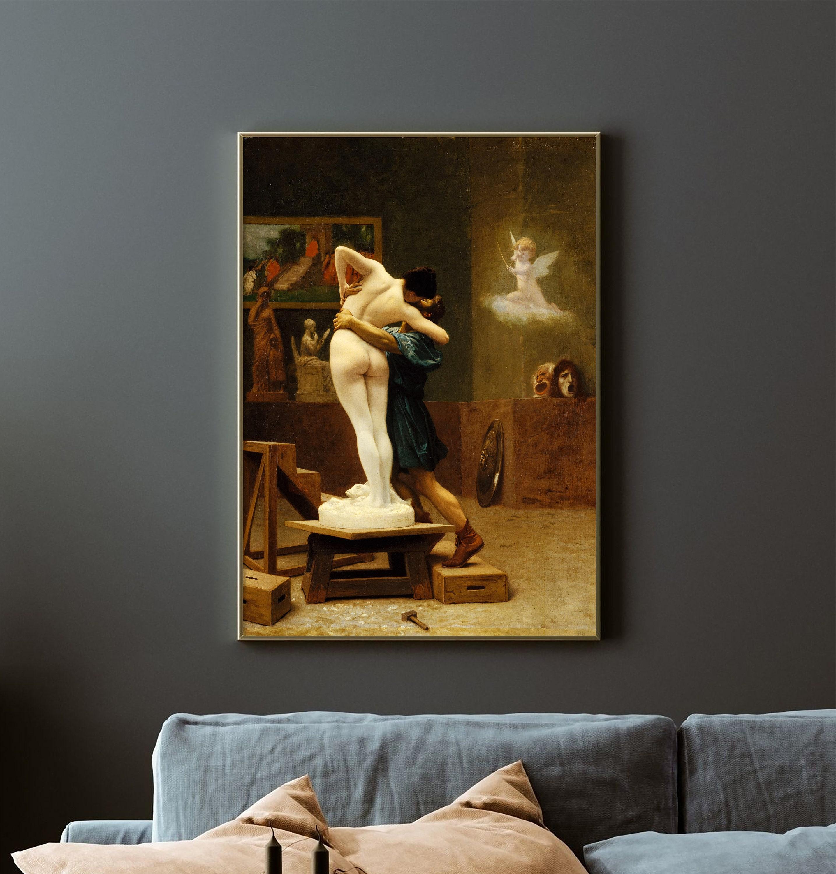 Jean Leon Gerome Pygmalion And Galatea 1890 Sculpture Awesome Poster (No Frame) Jean Leon Gerome Pygmalion And Galatea 1890 Sculpture Awesome Poster (No Frame)