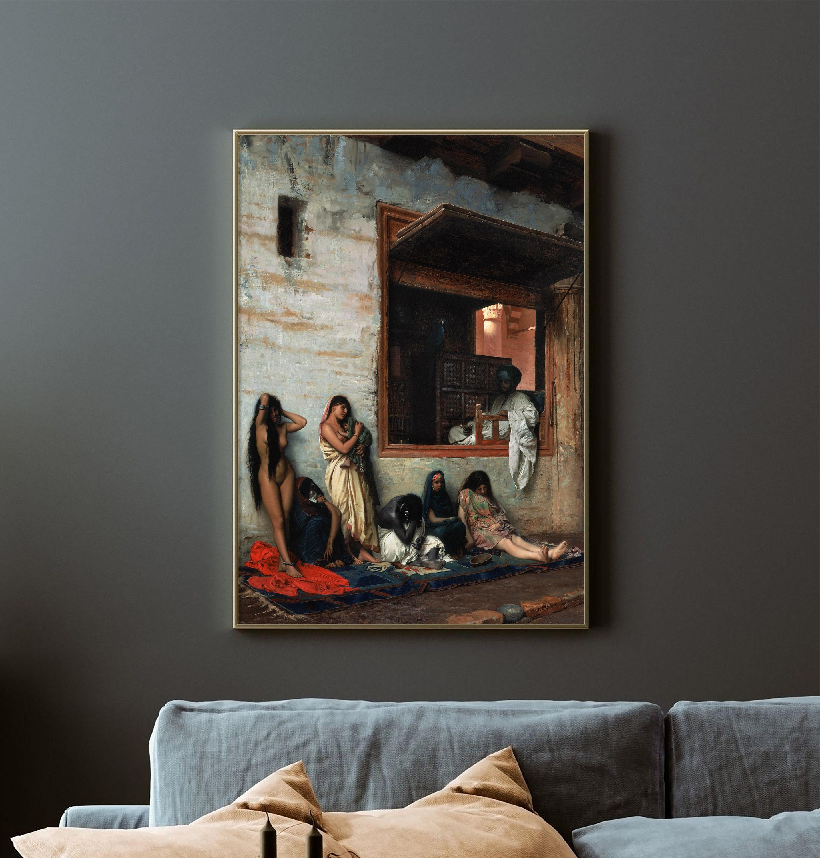 Jean Leon Gerome The Slave Market 1871 Trending Style Poster (No Frame) Jean Leon Gerome The Slave Market 1871 Trending Style Poster (No Frame)