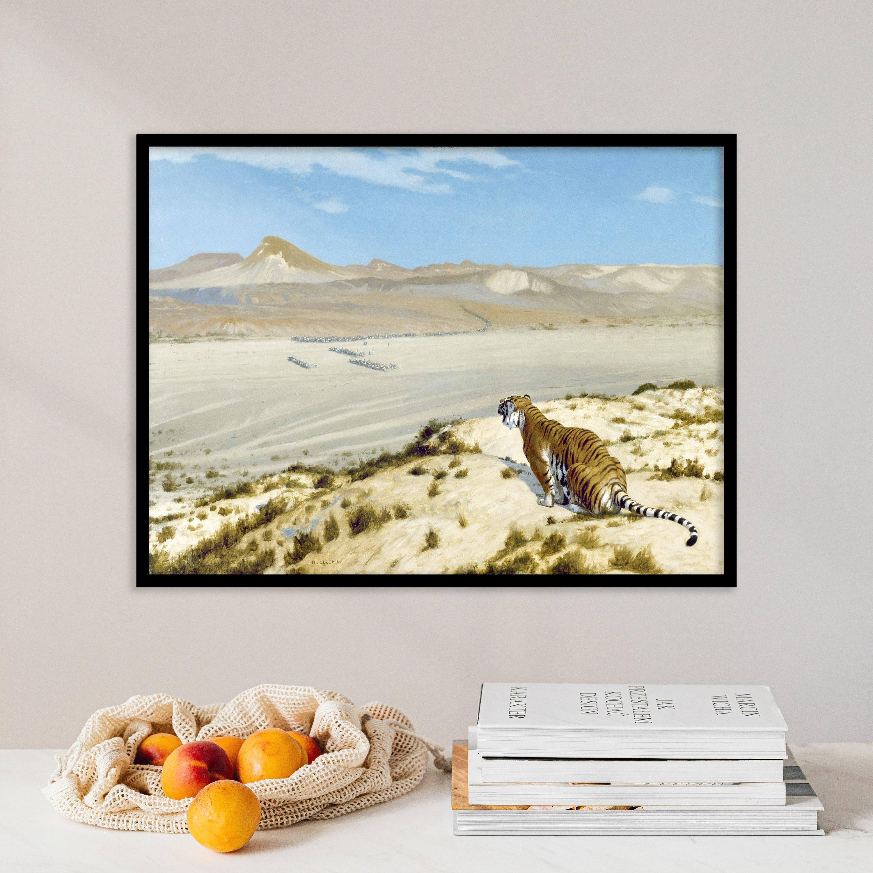 Jean Leon Gerome Tiger On The Watch 1888 Awesome Poster (No Frame) Jean Leon Gerome Tiger On The Watch 1888 Awesome Poster (No Frame)