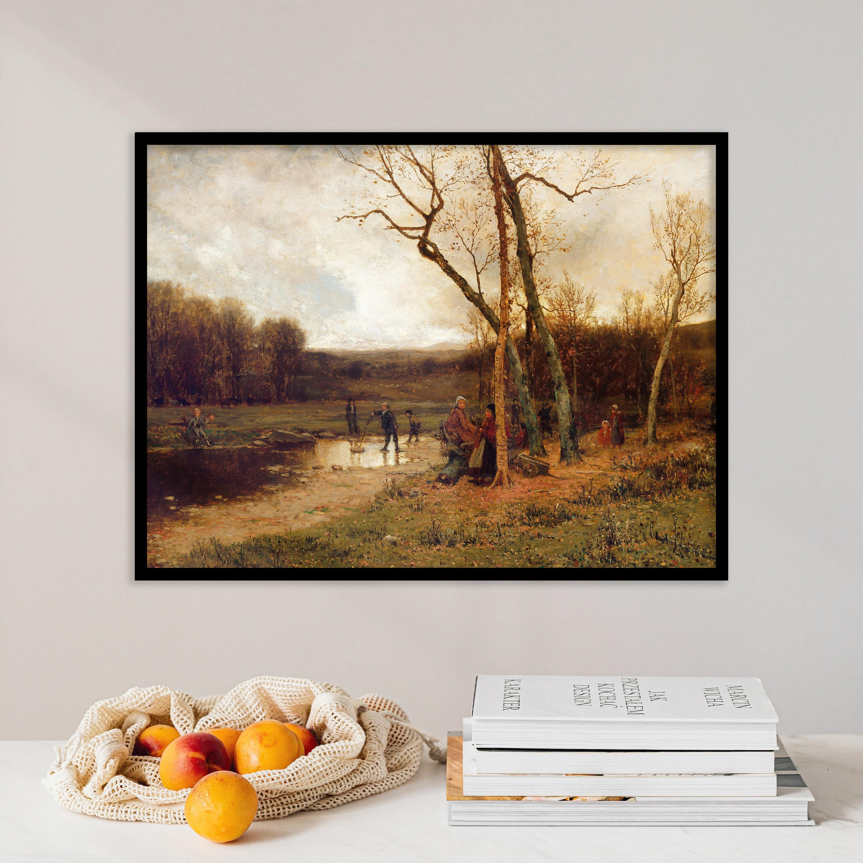 Jervis Mcen Saturday Afternoon 1875 Vintage Landscape Limited Edition Posters (No Frame) Jervis Mcen Saturday Afternoon 1875 Vintage Landscape Limited Edition Posters (No Frame)