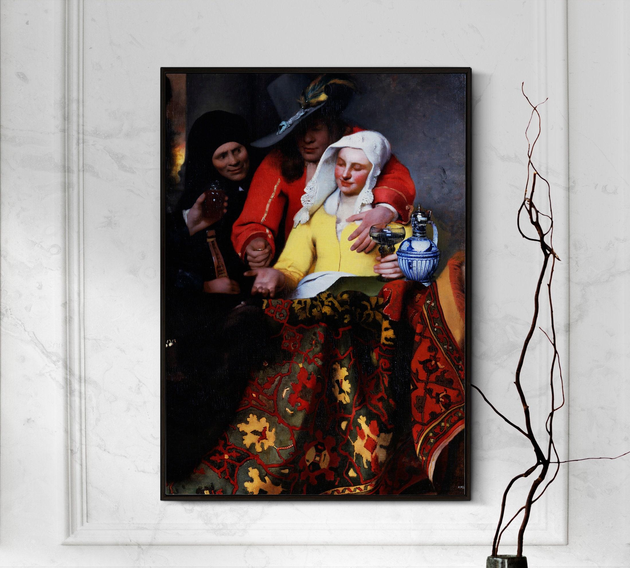 Johannes Vermeer The Procuress 1656 Awesome Poster (No Frame) Johannes Vermeer The Procuress 1656 Awesome Poster (No Frame)