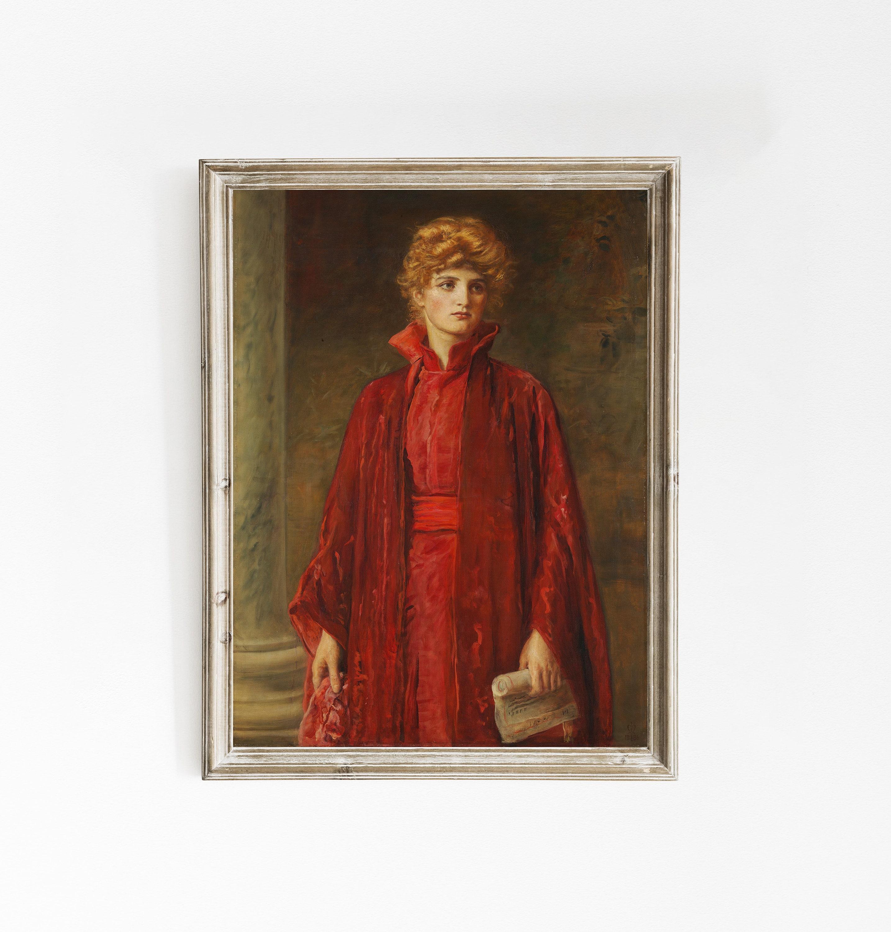 John Everett Millais Portia 1886 Vintage Awesome Poster (No Frame) John Everett Millais Portia 1886 Vintage Awesome Poster (No Frame)