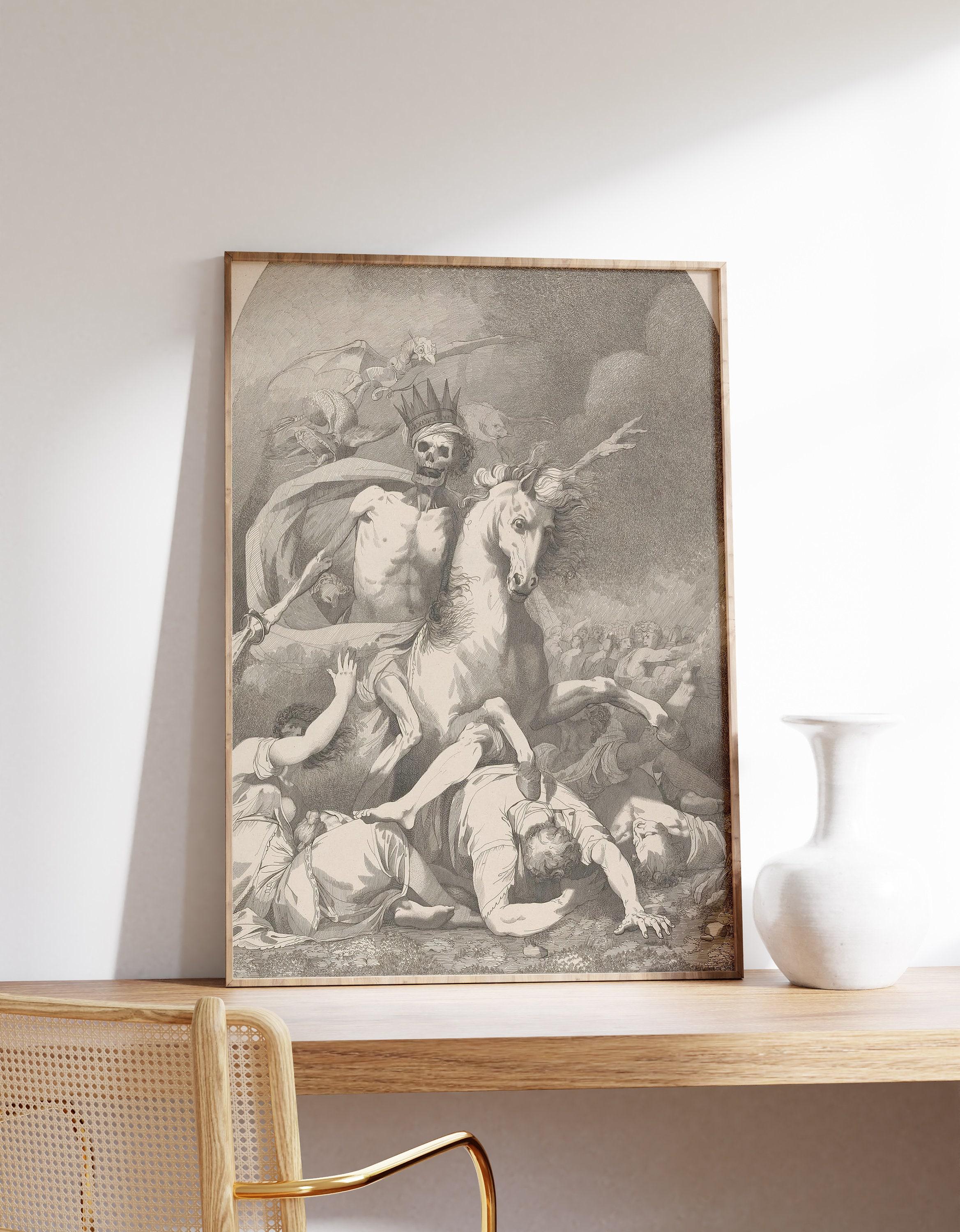 Joseph Haynes Death On A Pale Horse 1784 Vintage Limited Edition Posters (No Frame) Joseph Haynes Death On A Pale Horse 1784 Vintage Limited Edition Posters (No Frame)