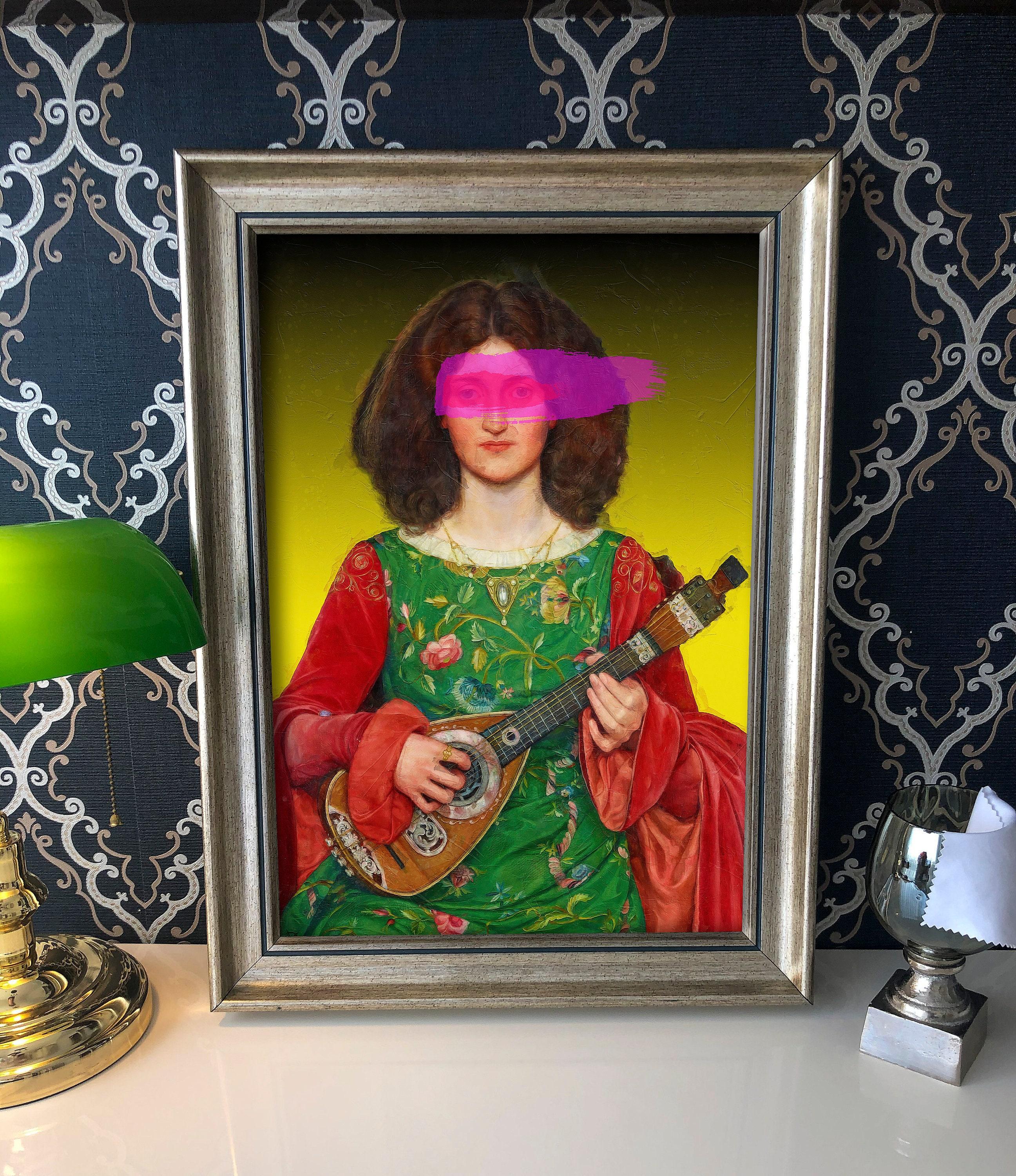 Kate Elizabeth Bunce Altered Art Destroyed Antique Oil Limited Edition Posters (No Frame) Kate Elizabeth Bunce Altered Art Destroyed Antique Oil Limited Edition Posters (No Frame)