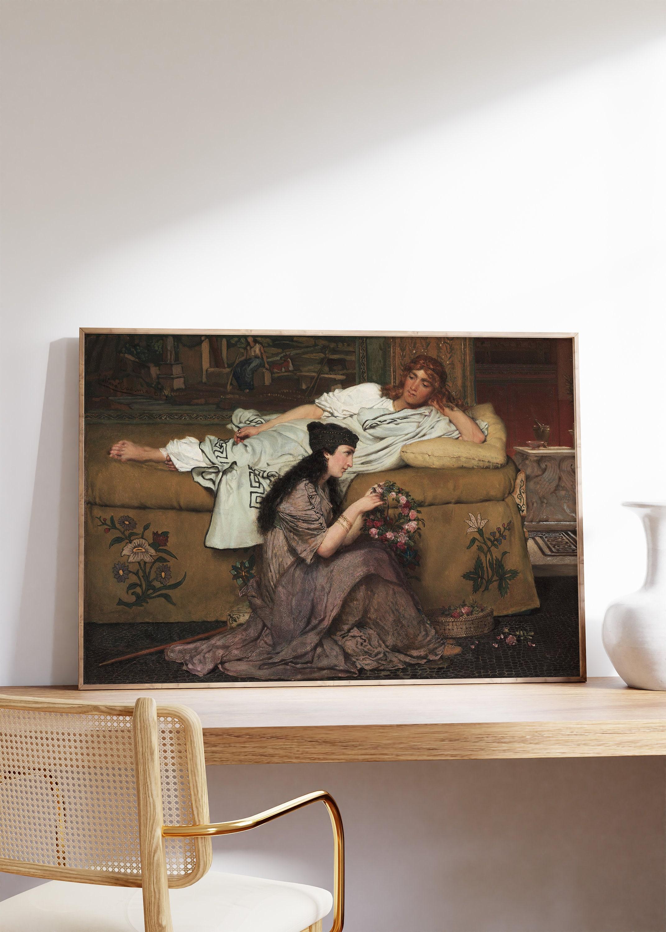 Lawrence Alma Tadema Glaucus And Nydia 1867 Vintage Awesome Poster (No Frame) Lawrence Alma Tadema Glaucus And Nydia 1867 Vintage Awesome Poster (No Frame)