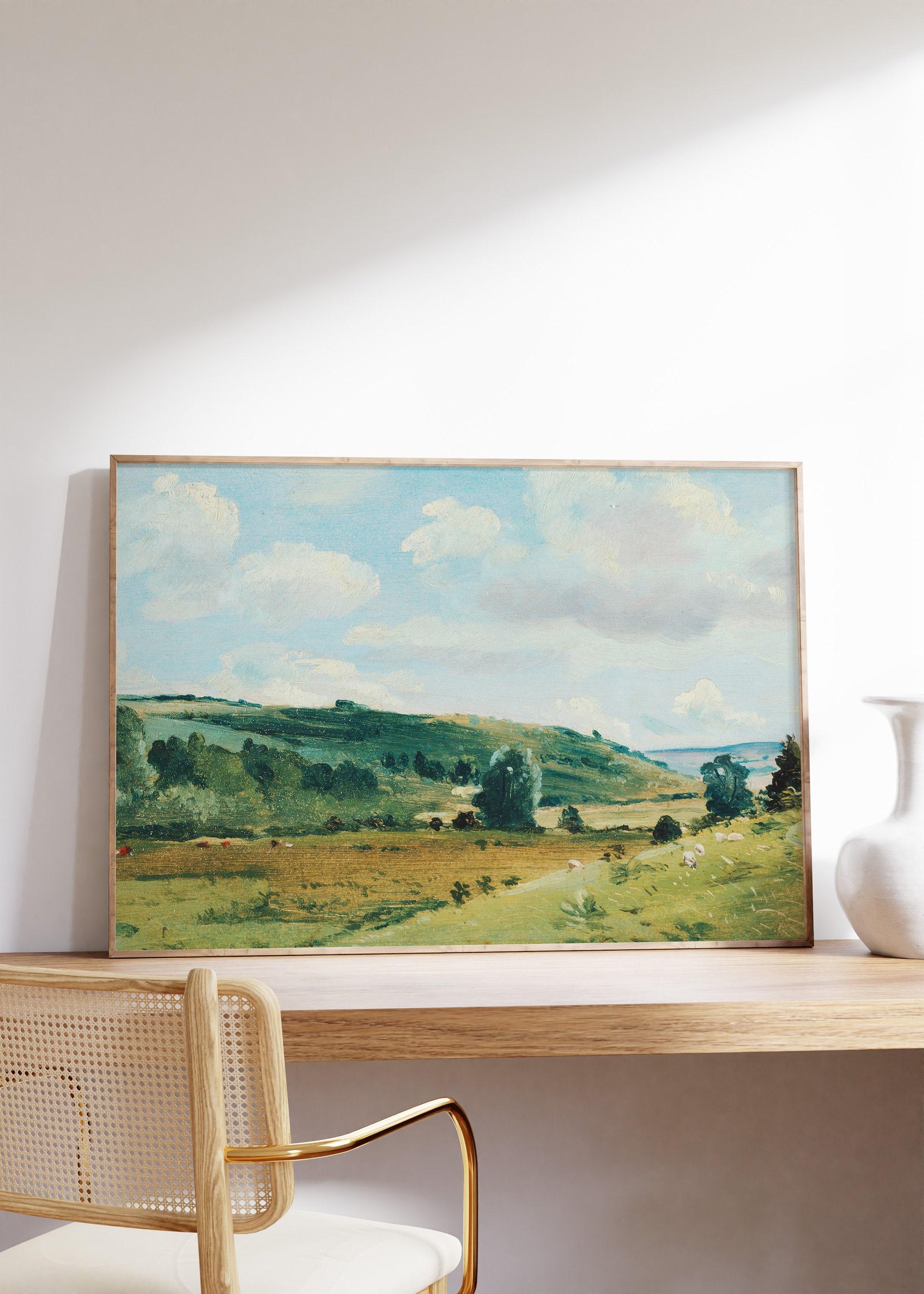 Lionel Constable Landscape 1849 Vintage Trending Style Poster (No Frame) Lionel Constable Landscape 1849 Vintage Trending Style Poster (No Frame)