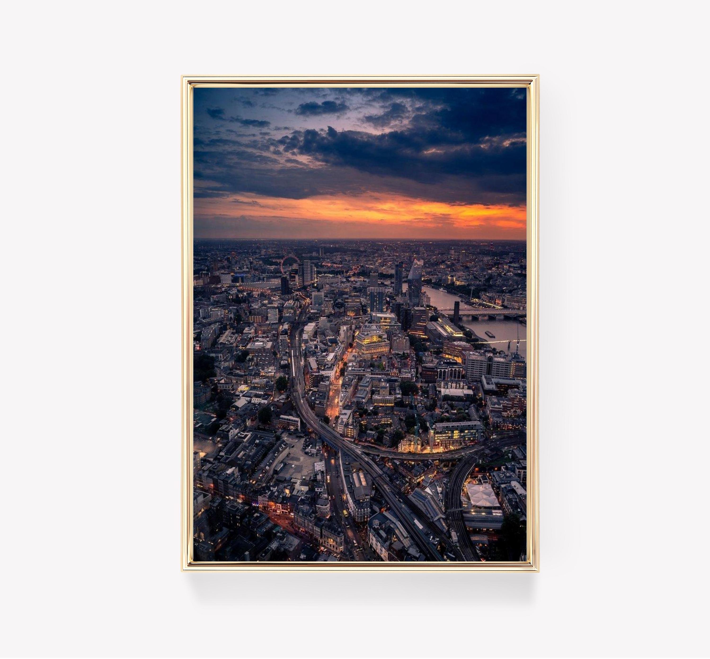 London Sunset View Cityscape Awesome Poster (No Frame) London Sunset View Cityscape Awesome Poster (No Frame)