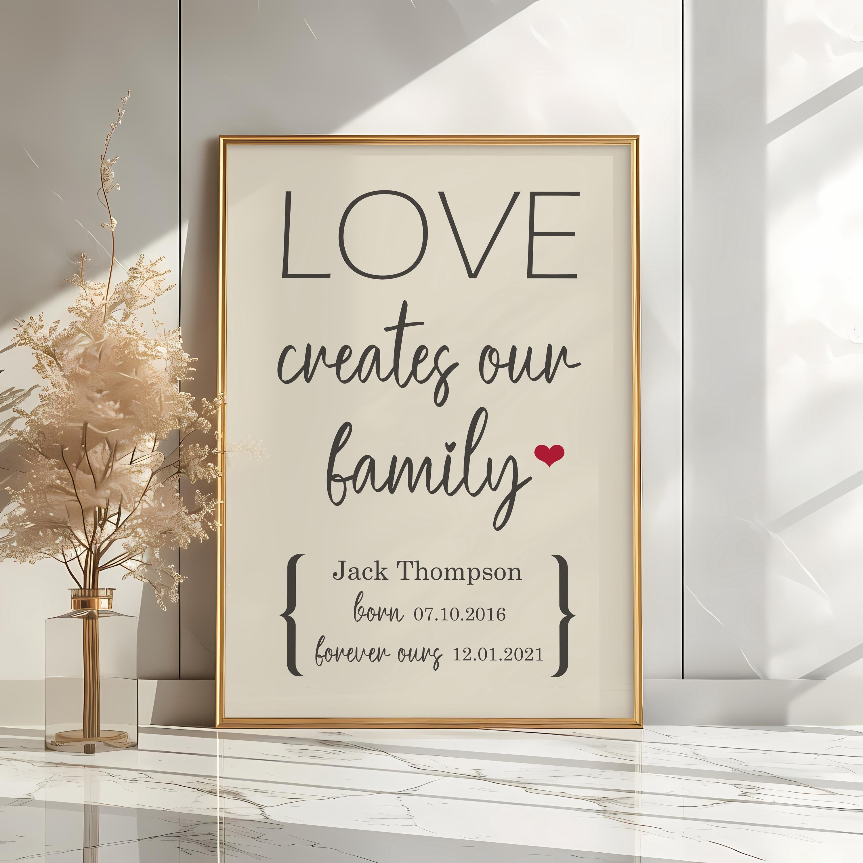 Love Builds A Family Adoption Gotcha Day Adoption Family New Parent Adoption Announcement Trending Style Poster (No Frame) Love Builds A Family Adoption Gotcha Day Adoption Family New Parent Adoption Announcement Trending Style Poster (No Frame)