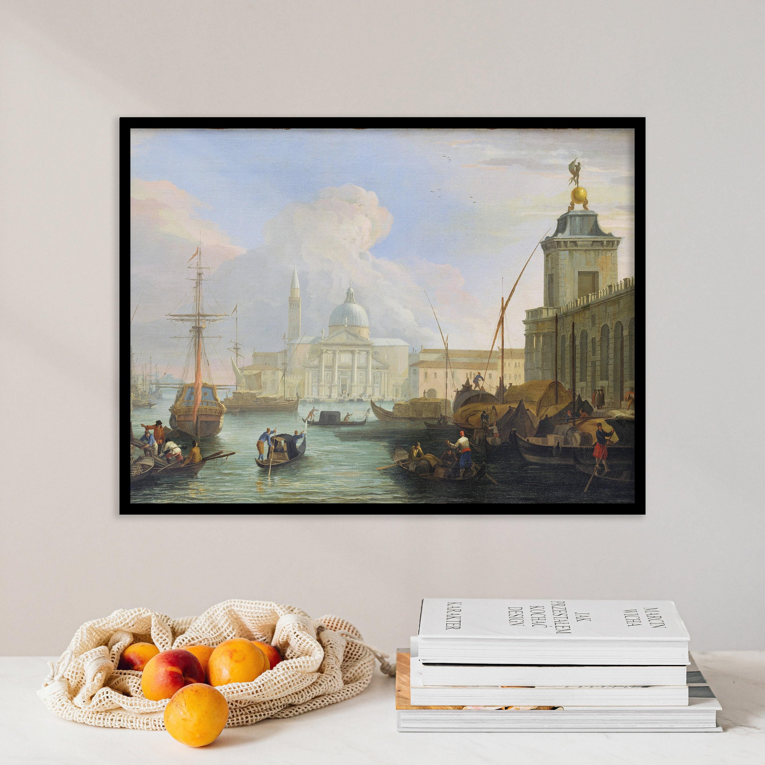 Luca Carlevaris The Bacino 1709 Cloudy Sky Landscape Giclee Awesome Poster (No Frame) Luca Carlevaris The Bacino 1709 Cloudy Sky Landscape Giclee Awesome Poster (No Frame)