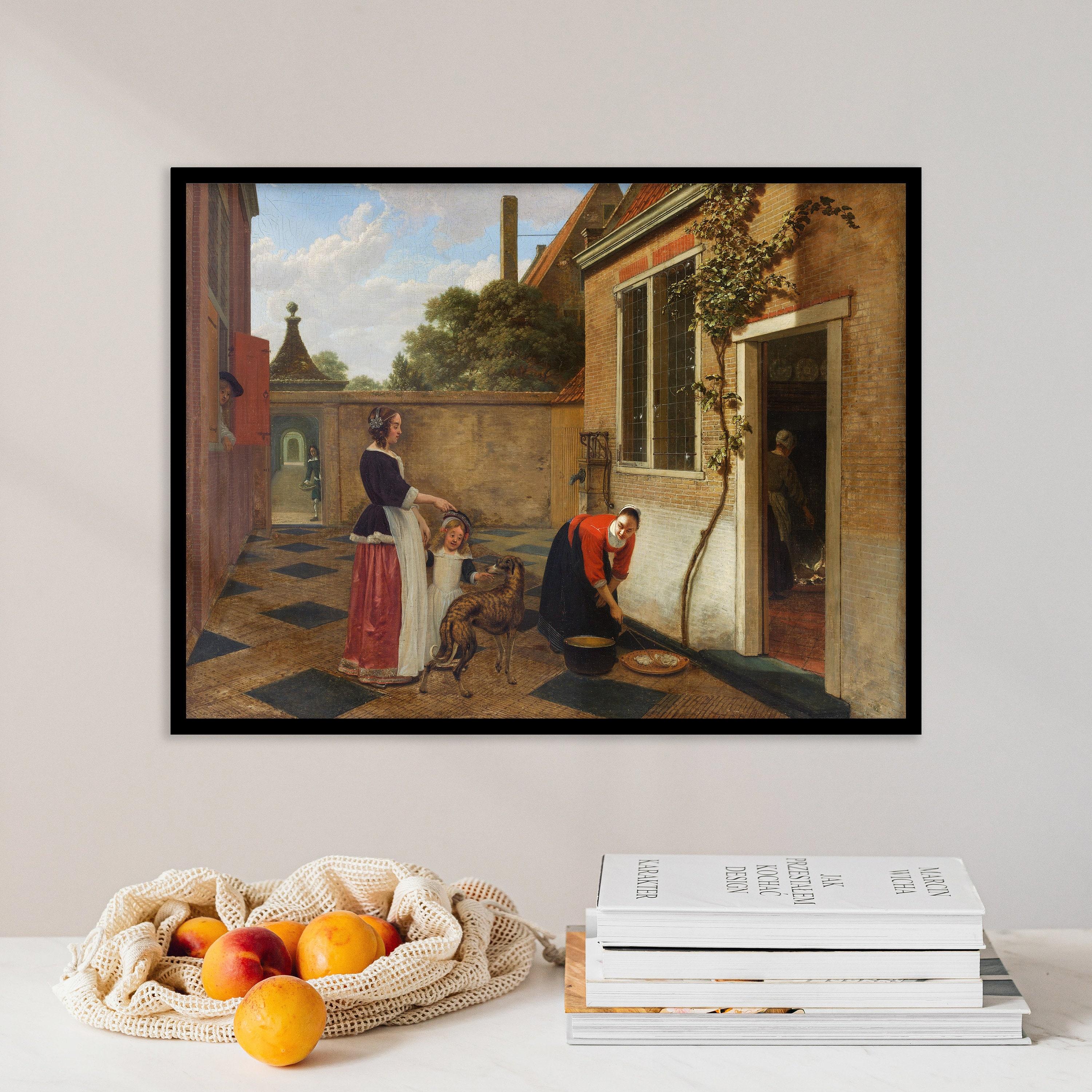 Ludolf De Jongh Scene In A Courtyard 1660 Giclee Limited Edition Posters (No Frame) Ludolf De Jongh Scene In A Courtyard 1660 Giclee Limited Edition Posters (No Frame)