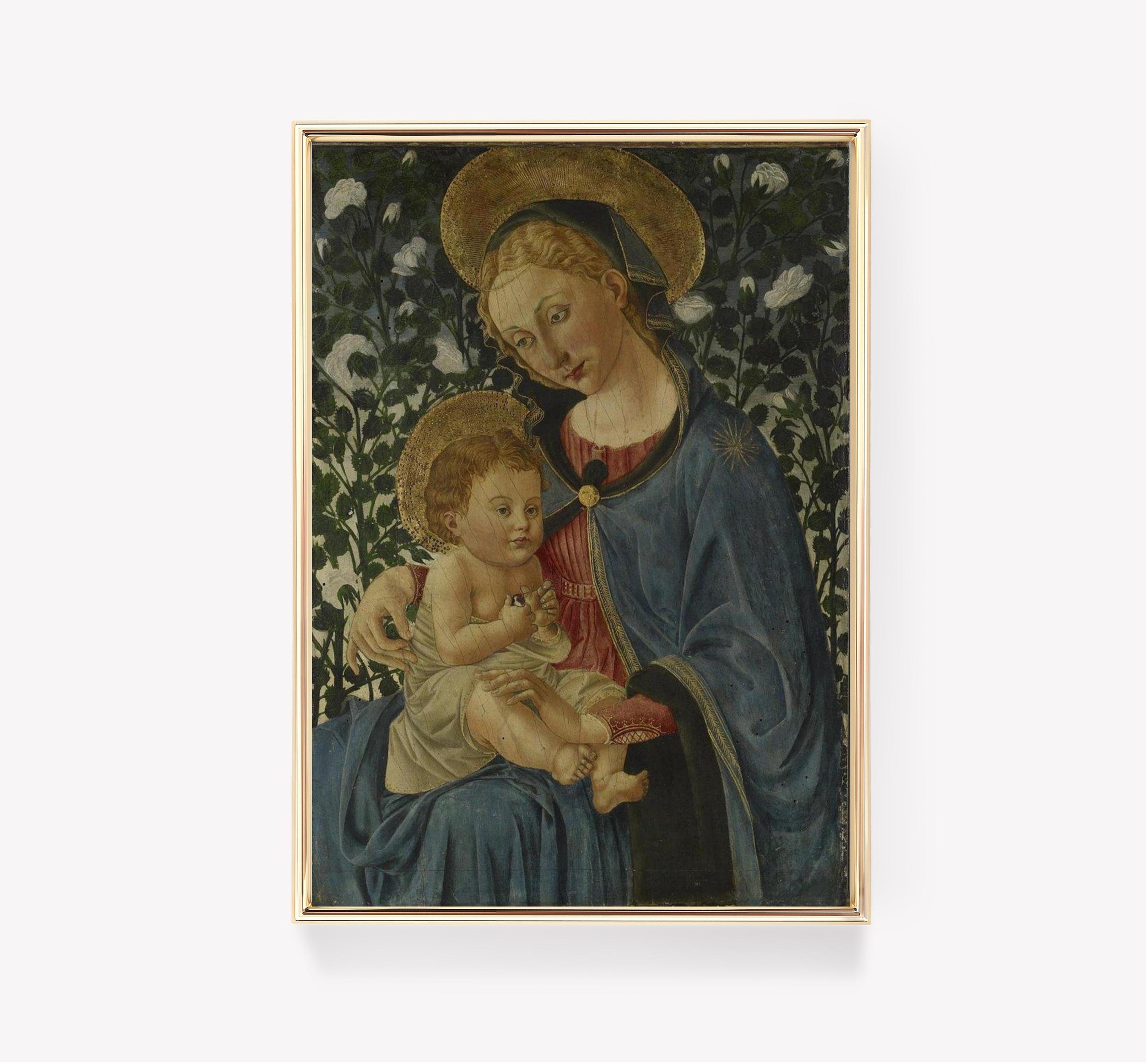 Madonna And Child Filippo Lippi Art Angelic Art Renaissance Awesome Poster (No Frame) Madonna And Child Filippo Lippi Art Angelic Art Renaissance Awesome Poster (No Frame)