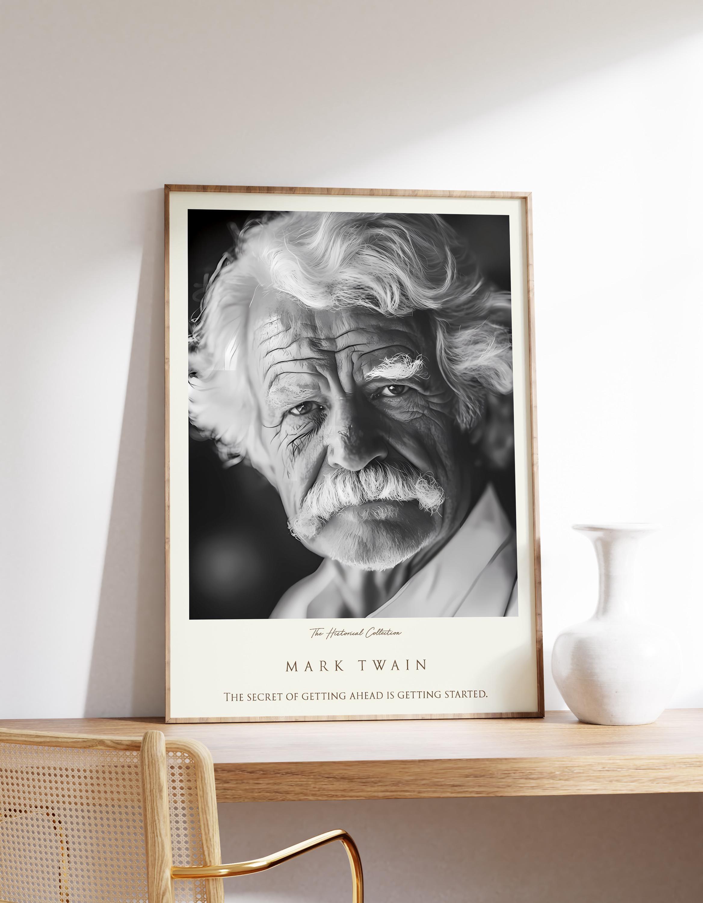 Mark Twain 3 Trending Style Poster (No Frame) Mark Twain 3 Trending Style Poster (No Frame)