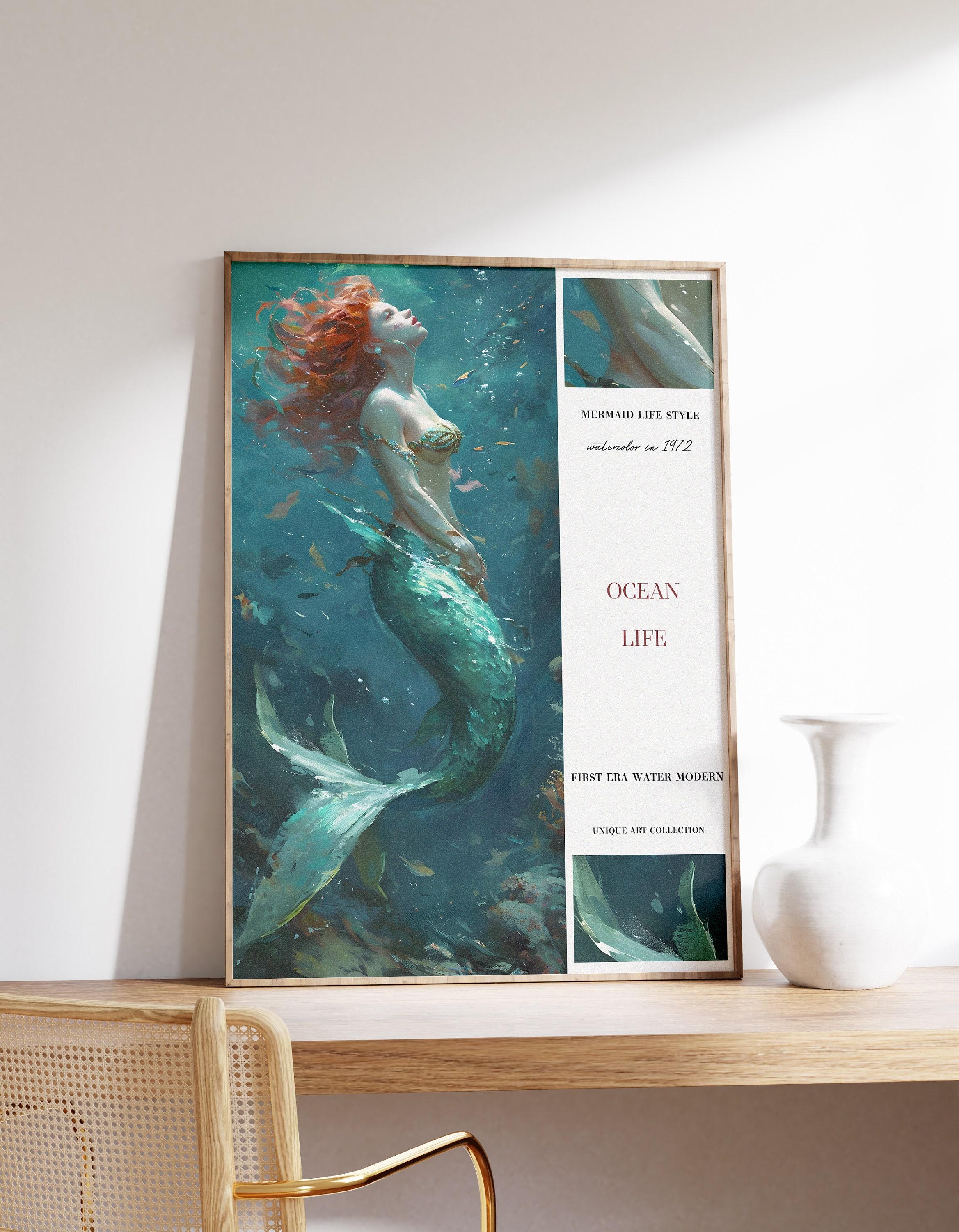 Married To The Sea Under The Sea Mermaid Awesome Poster (No Frame) Married To The Sea Under The Sea Mermaid Awesome Poster (No Frame)