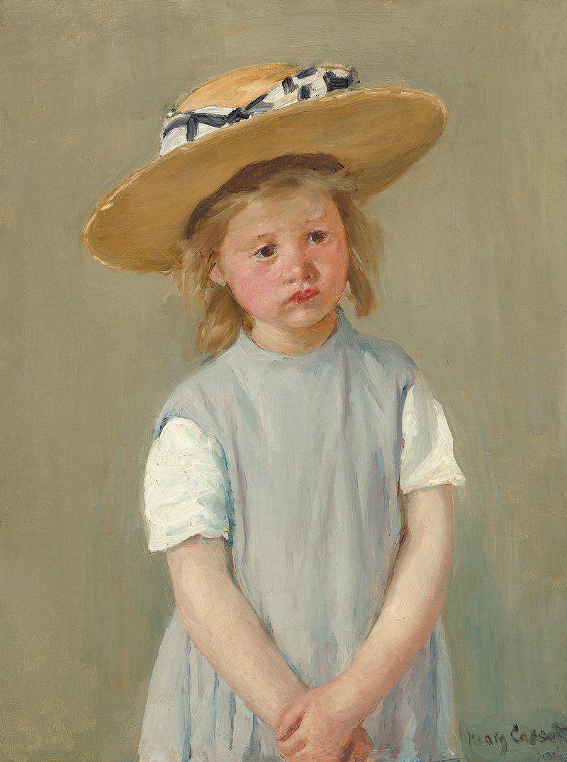 Mary Cassatt Art Little Girl Blue Armchair Vintage Trending Style Poster (No Frame) Mary Cassatt Art Little Girl Blue Armchair Vintage Trending Style Poster (No Frame)