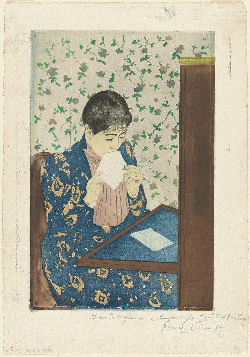 Mary Cassatt The Letter Awesome Poster (No Frame) Mary Cassatt The Letter Awesome Poster (No Frame)