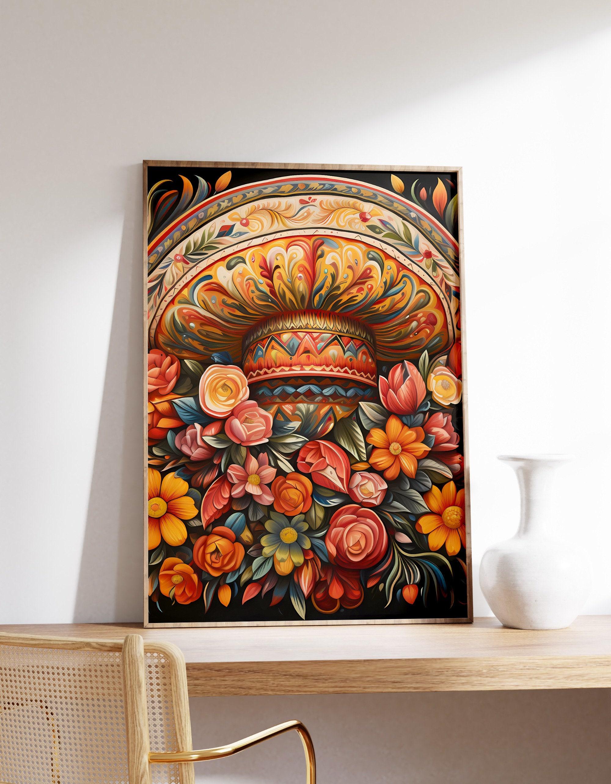Mexican Sombrero Trending Style Poster (No Frame) Mexican Sombrero Trending Style Poster (No Frame)