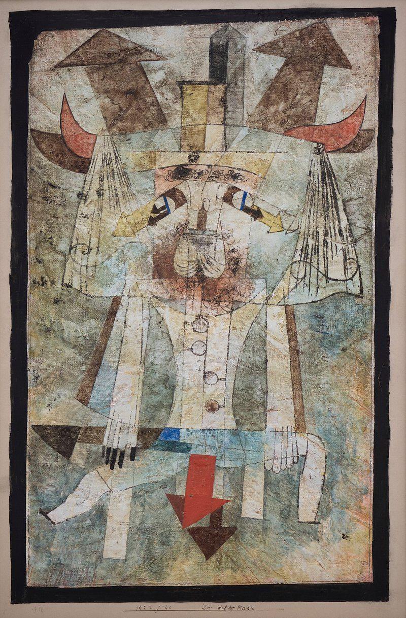 Paul Klee The Wild Man Abstract Limited Edition Posters (No Frame) Paul Klee The Wild Man Abstract Limited Edition Posters (No Frame)