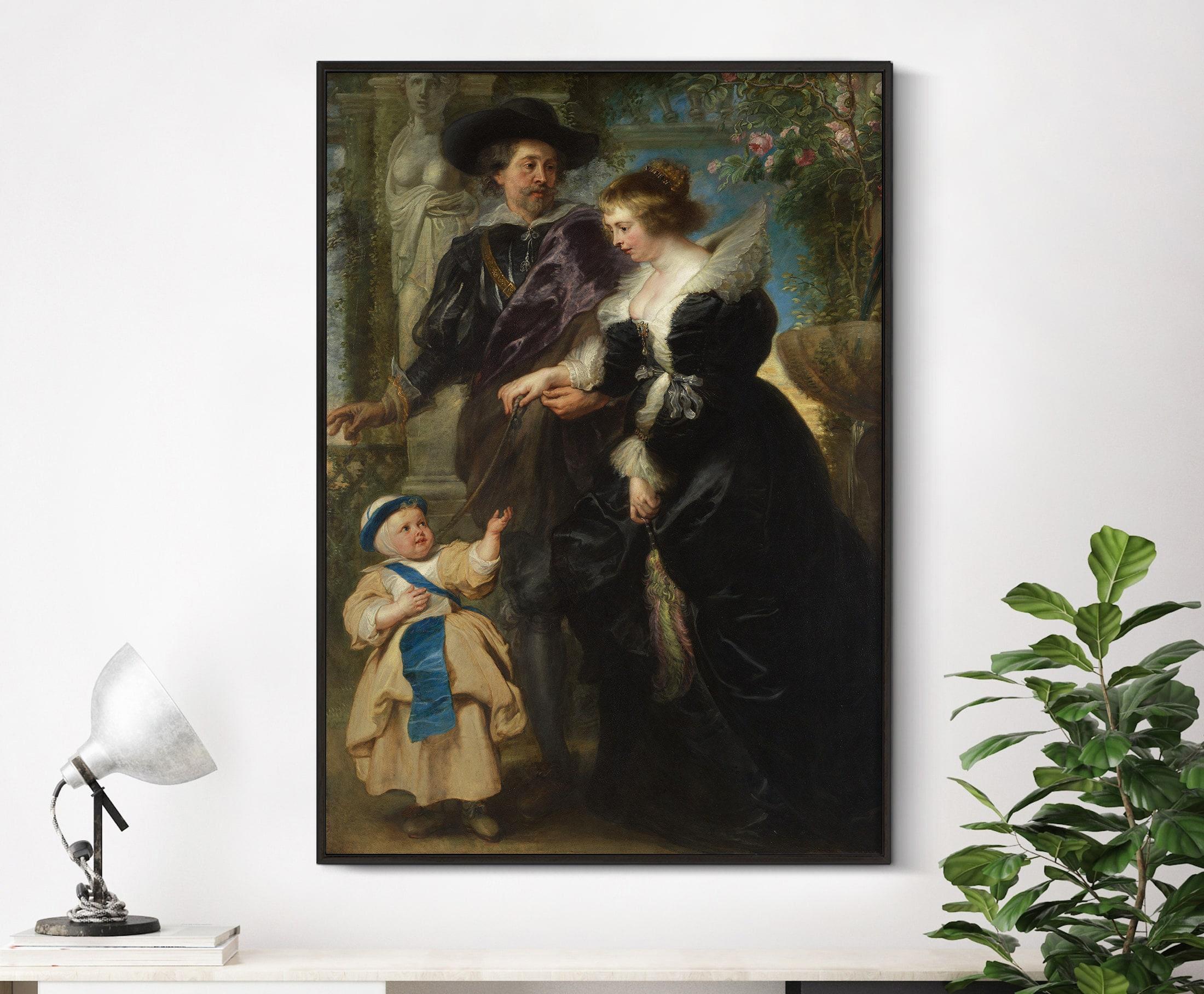 Peter Paul Rubens Rubens Helena Fourment And Their Son Frans 1635 Vintage Portrait Antique Trending Style Poster (No Frame) Peter Paul Rubens Rubens Helena Fourment And Their Son Frans 1635 Vintage Portrait Antique Trending Style Poster (No Frame)