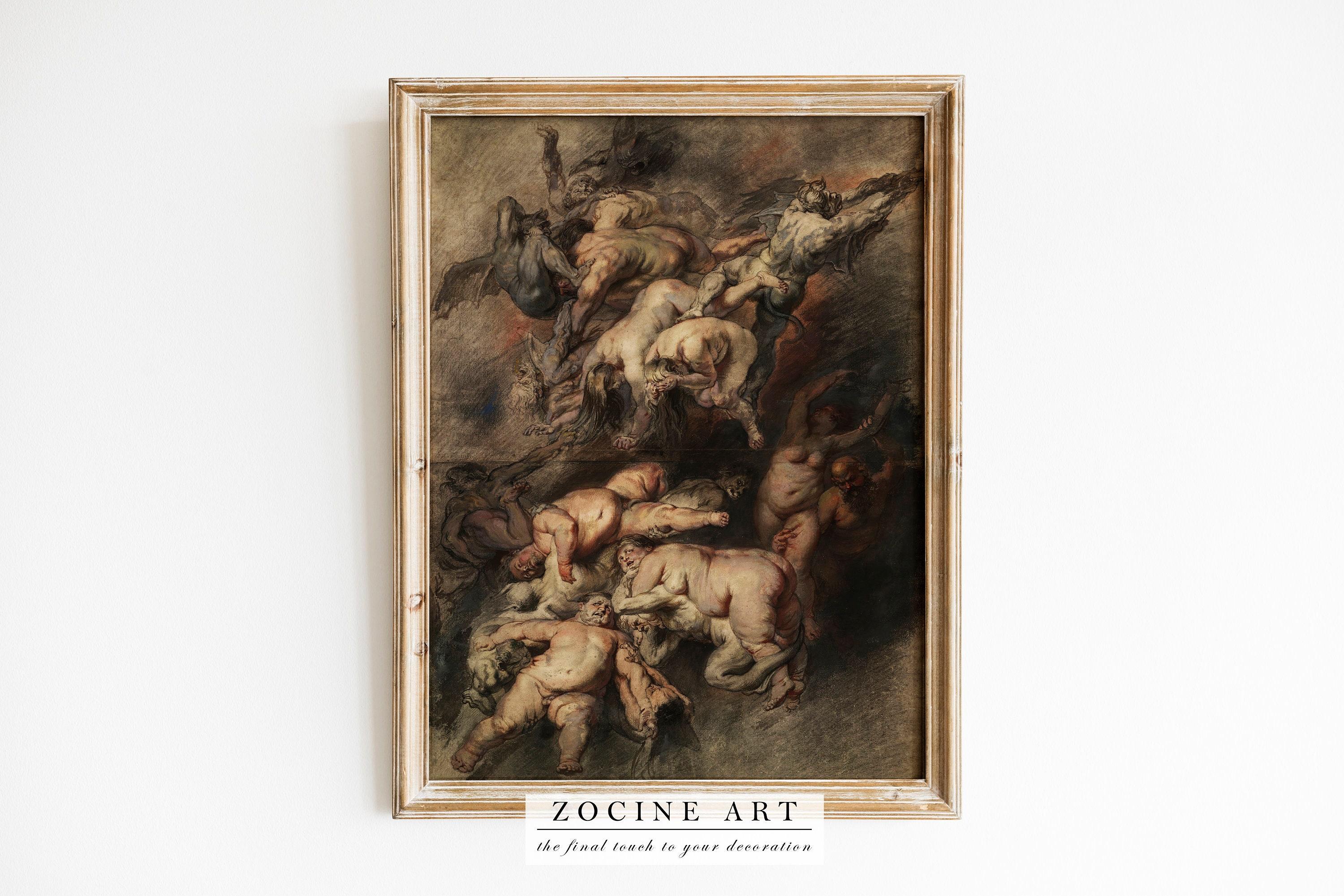 Peter Paul Rubens The Fall Of The Dammed Preparatory Sketch 1618 Trending Style Poster (No Frame) Peter Paul Rubens The Fall Of The Dammed Preparatory Sketch 1618 Trending Style Poster (No Frame)