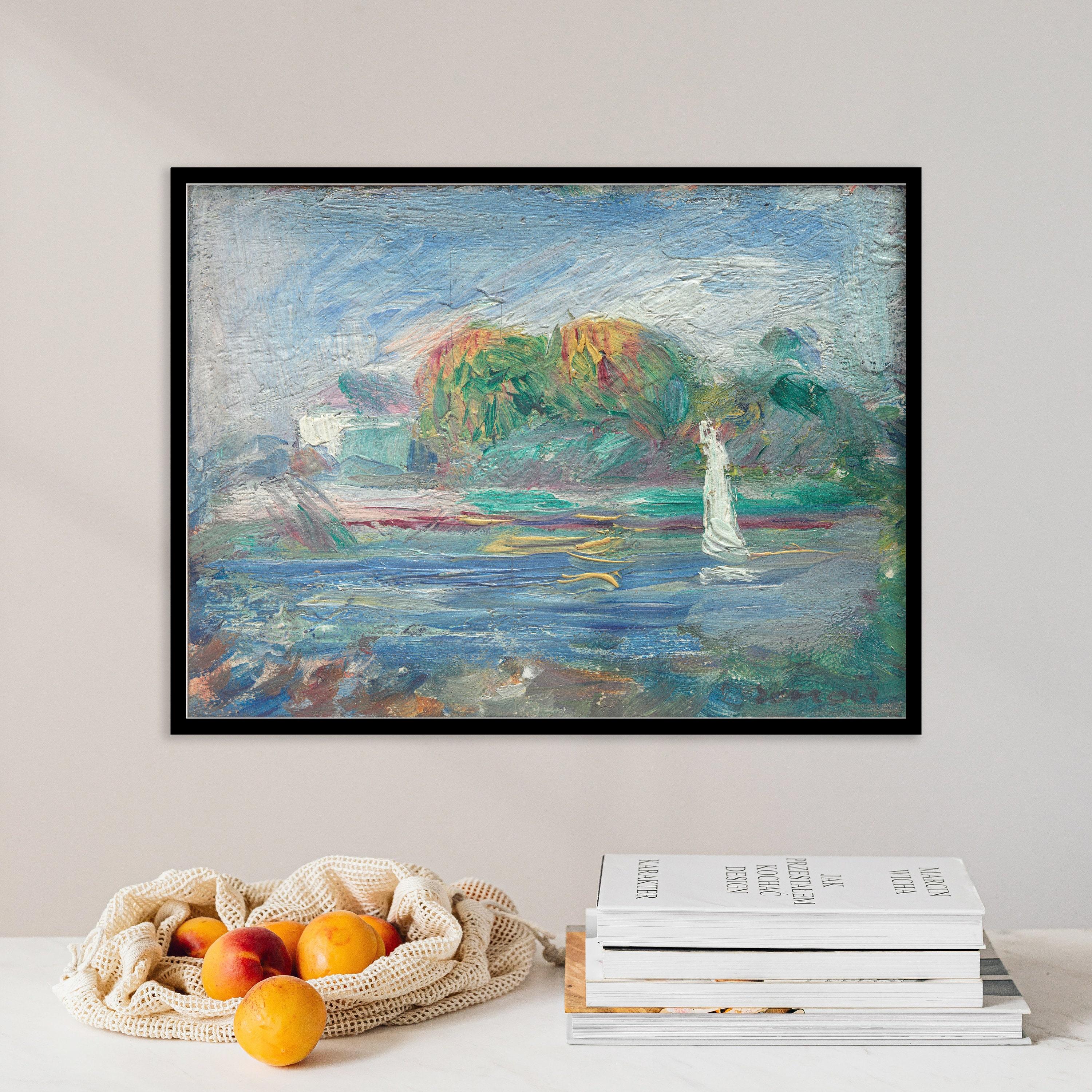 Pierre Auguste Renoir The Blue River 1890 Fine Reproduction Fine Art Awesome Poster (No Frame) Pierre Auguste Renoir The Blue River 1890 Fine Reproduction Fine Art Awesome Poster (No Frame)