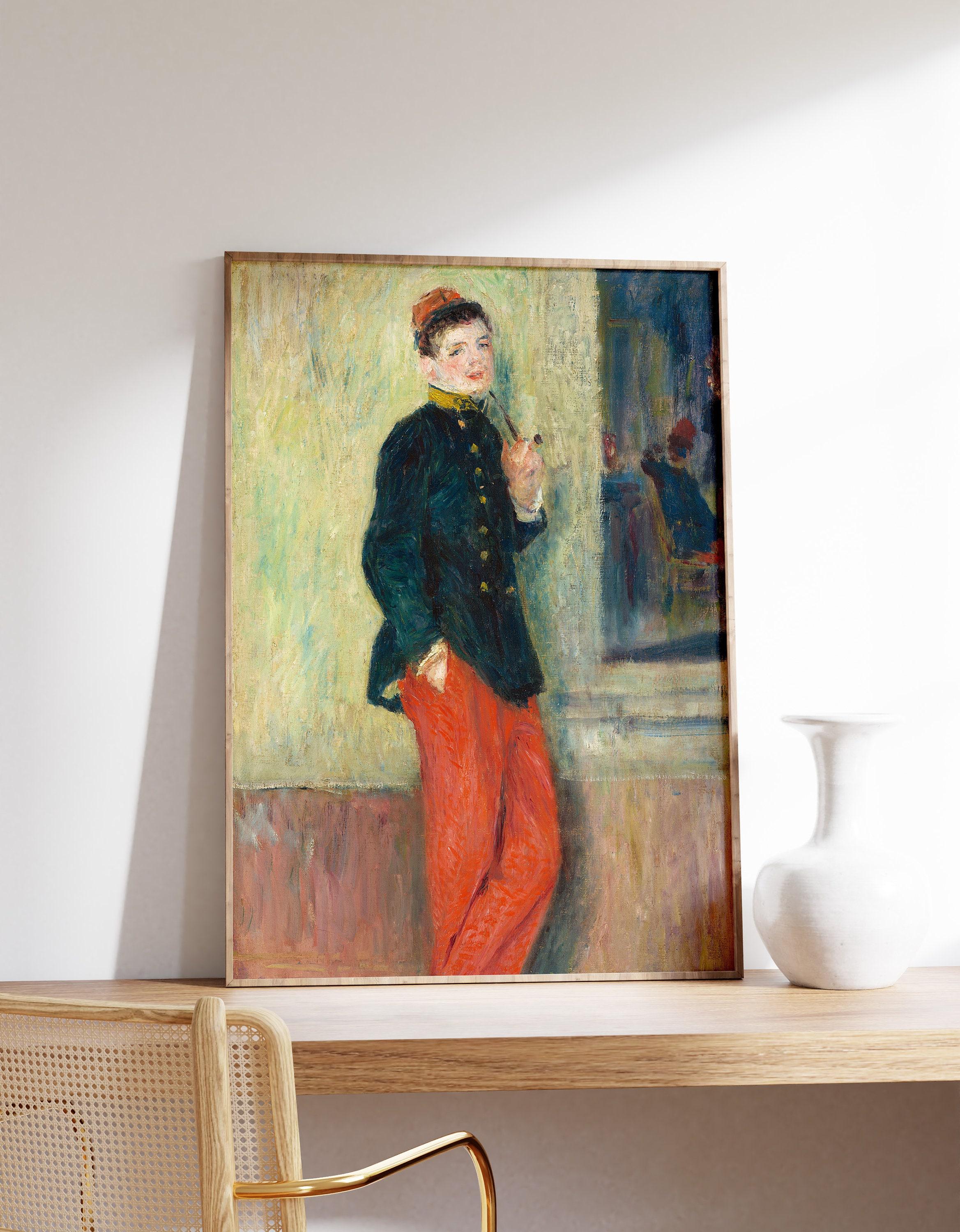 Pierre Auguste Renoir The Young Soldier 1880 Vintage Trending Style Poster (No Frame) Pierre Auguste Renoir The Young Soldier 1880 Vintage Trending Style Poster (No Frame)