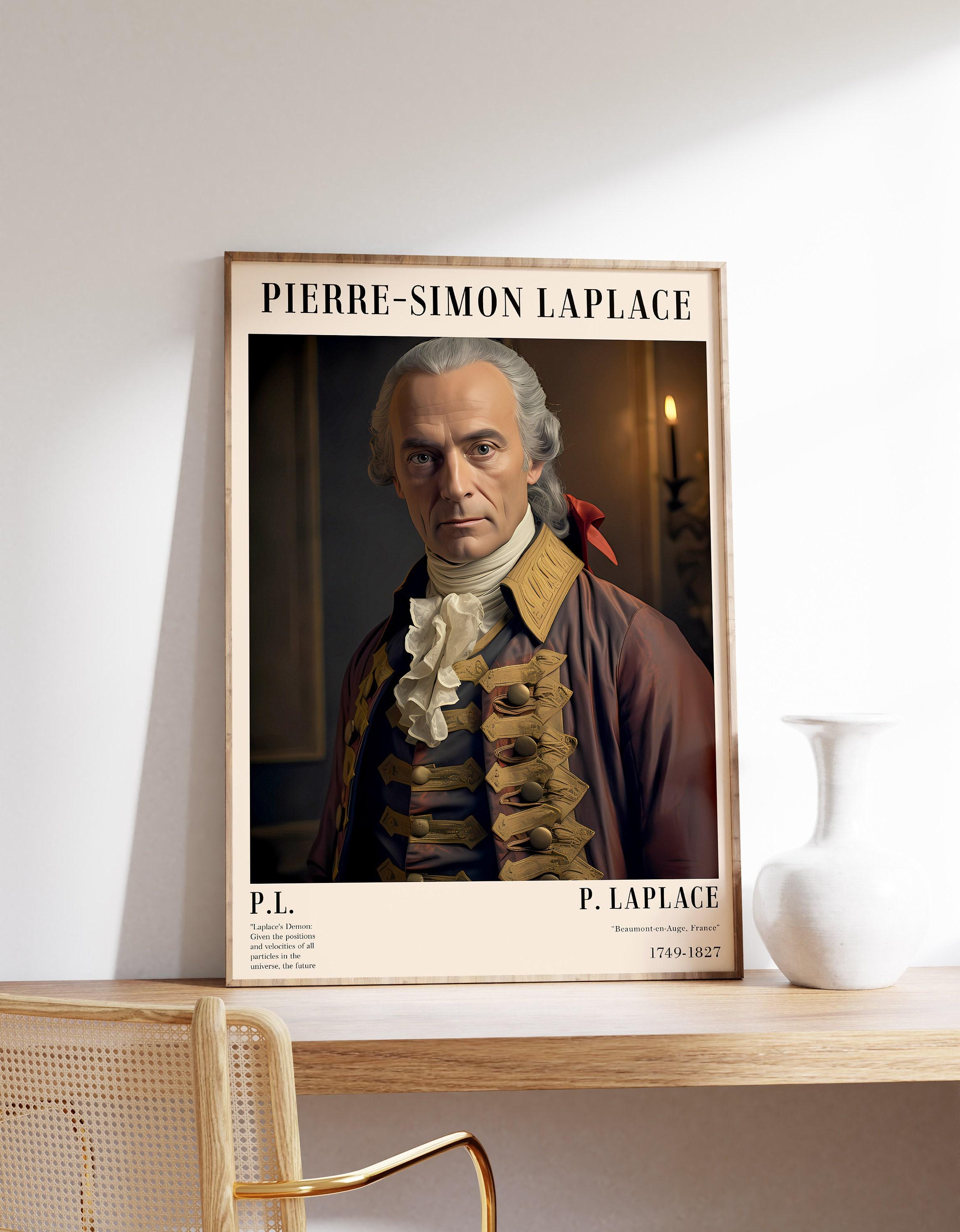 Pierre Simon Laplace Scientist Portrait Math Genius Art Inspirational Quote Educational Decor Limited Edition Posters (No Frame) Pierre Simon Laplace Scientist Portrait Math Genius Art Inspirational Quote Educational Decor Limited Edition Posters (No Frame)