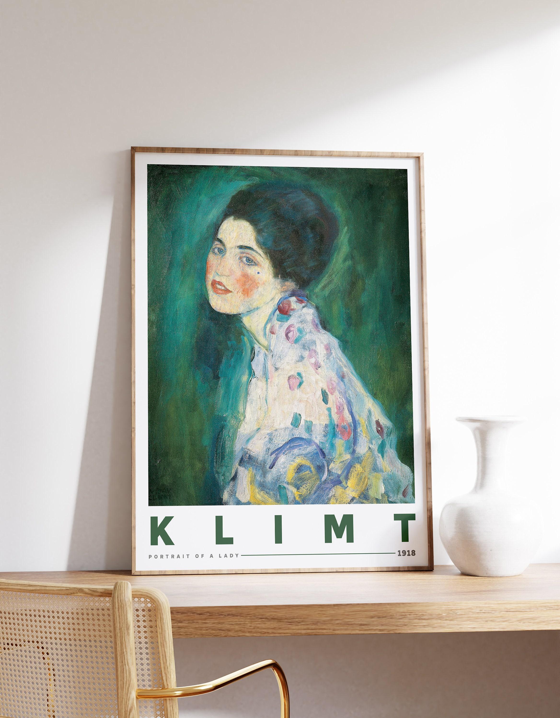Portrait Of A Lady By Gustav Klimt Exhibition 2 Trending Style Poster (No Frame) Portrait Of A Lady By Gustav Klimt Exhibition 2 Trending Style Poster (No Frame)