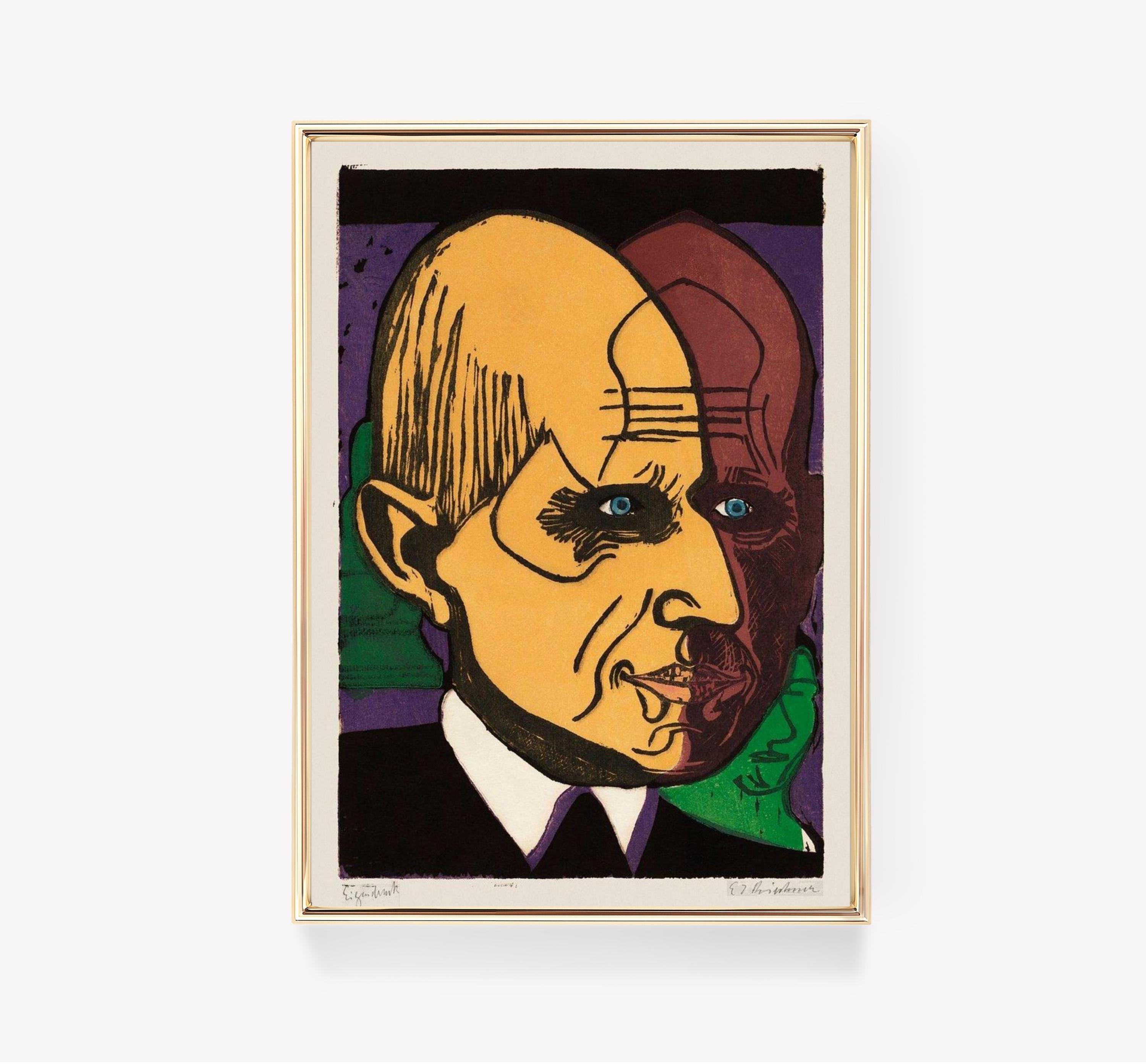 Portrait Of A Man Vintage Awesome Poster (No Frame) Portrait Of A Man Vintage Awesome Poster (No Frame)