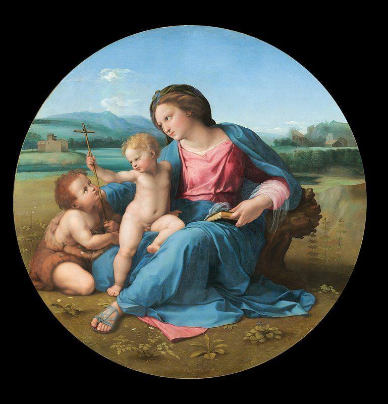Raffaello The Alba Madonna Art Renaissance Trending Style Poster (No Frame) Raffaello The Alba Madonna Art Renaissance Trending Style Poster (No Frame)