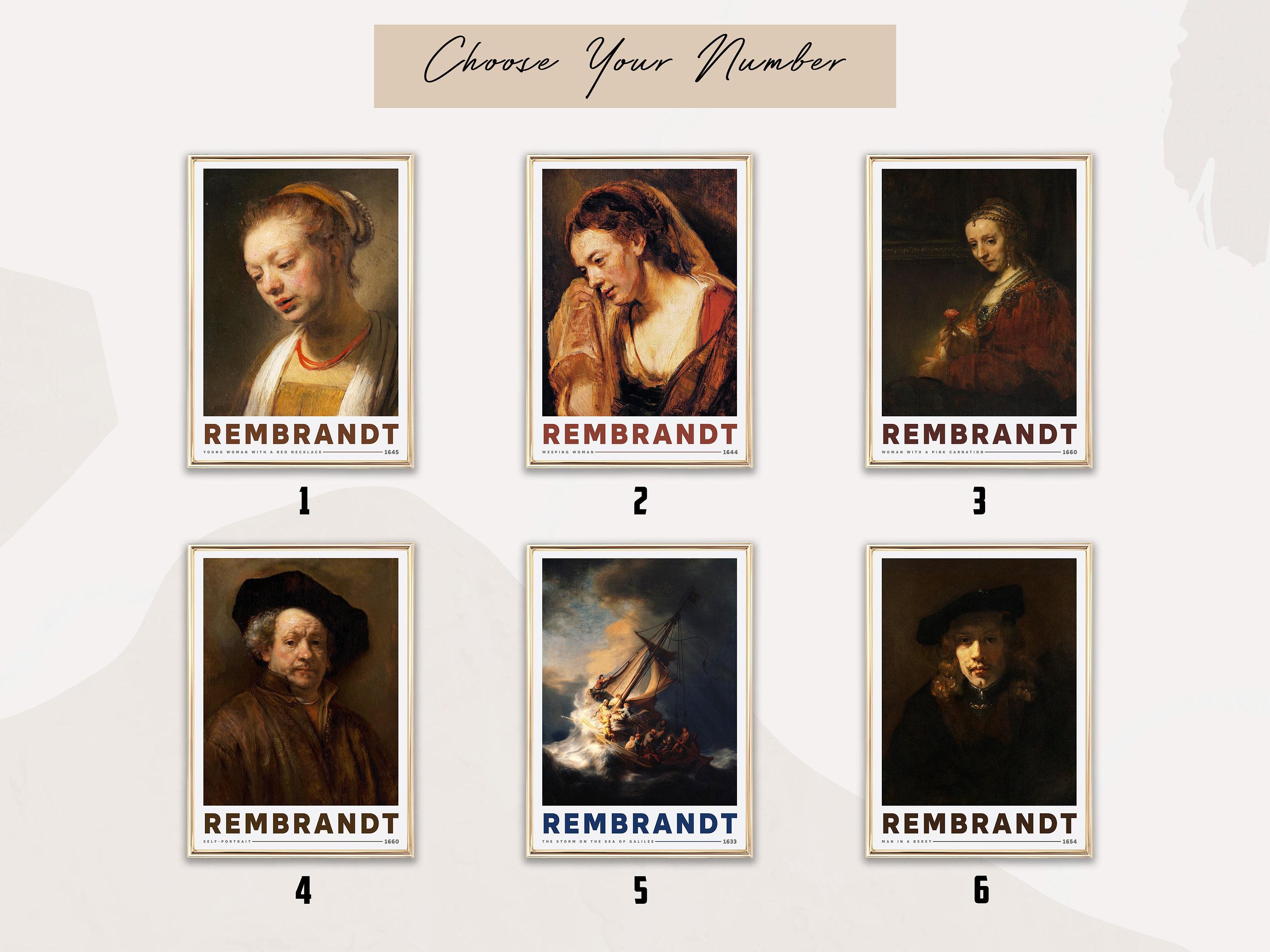 Rembrandt Art 5 Trending Style Poster (No Frame) Rembrandt Art 5 Trending Style Poster (No Frame)