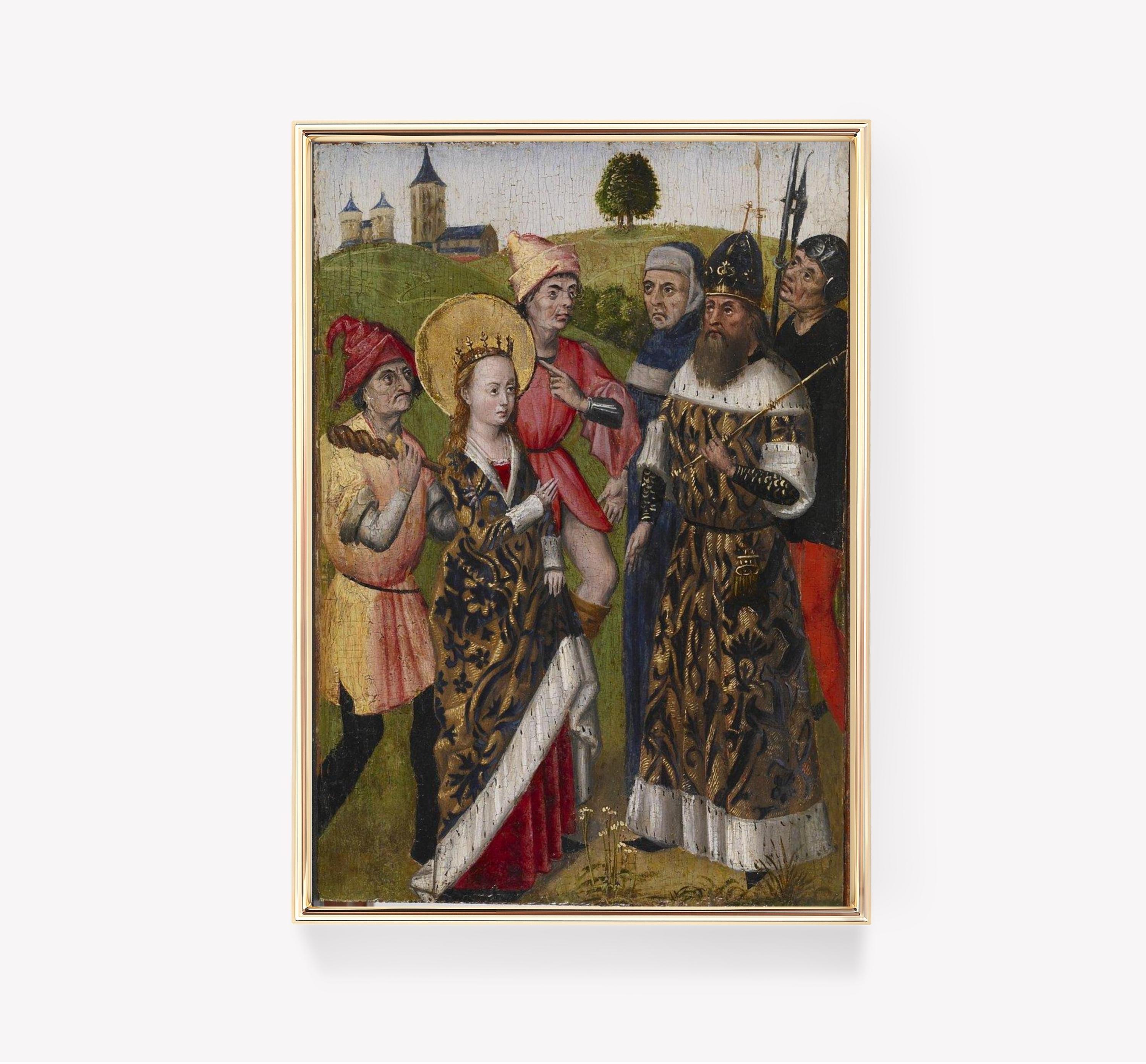 Saint Dorothy Art Religious Trending Style Poster (No Frame)