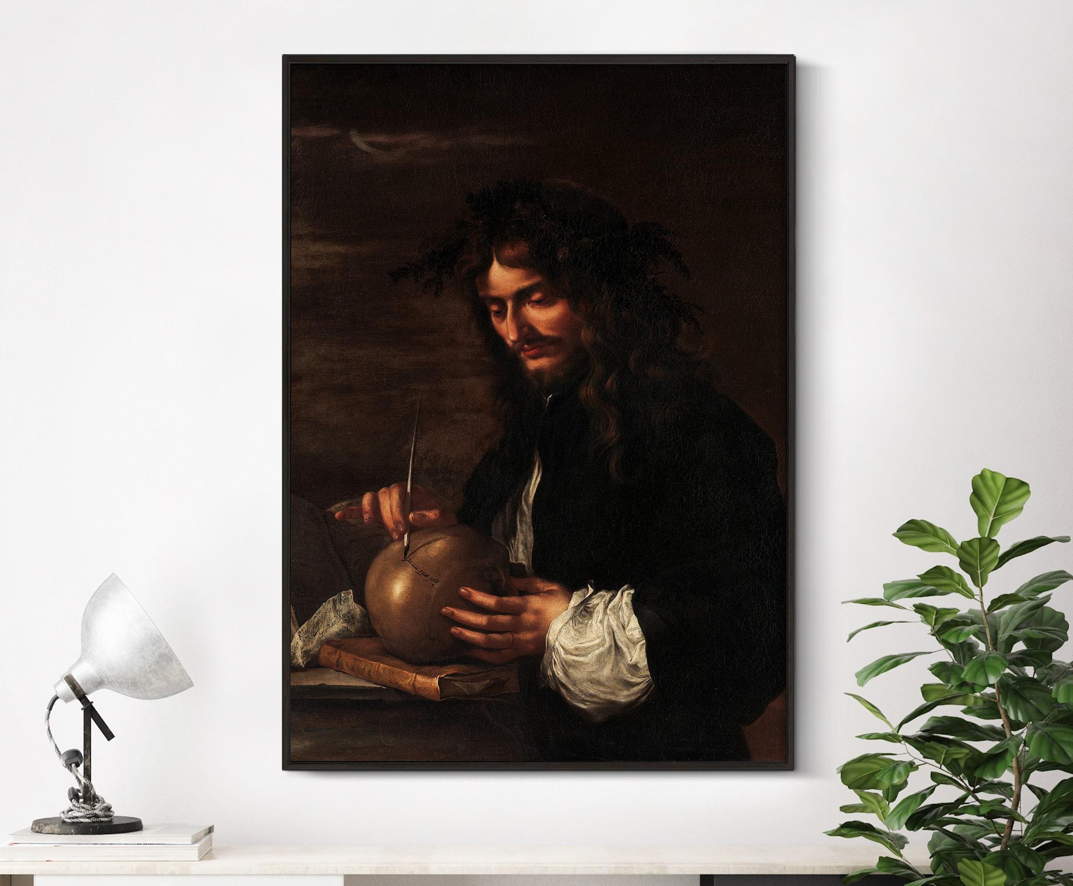 Salvator Rosa Self Portrait 1647 Vintage Man Portrait Limited Edition Posters (No Frame)