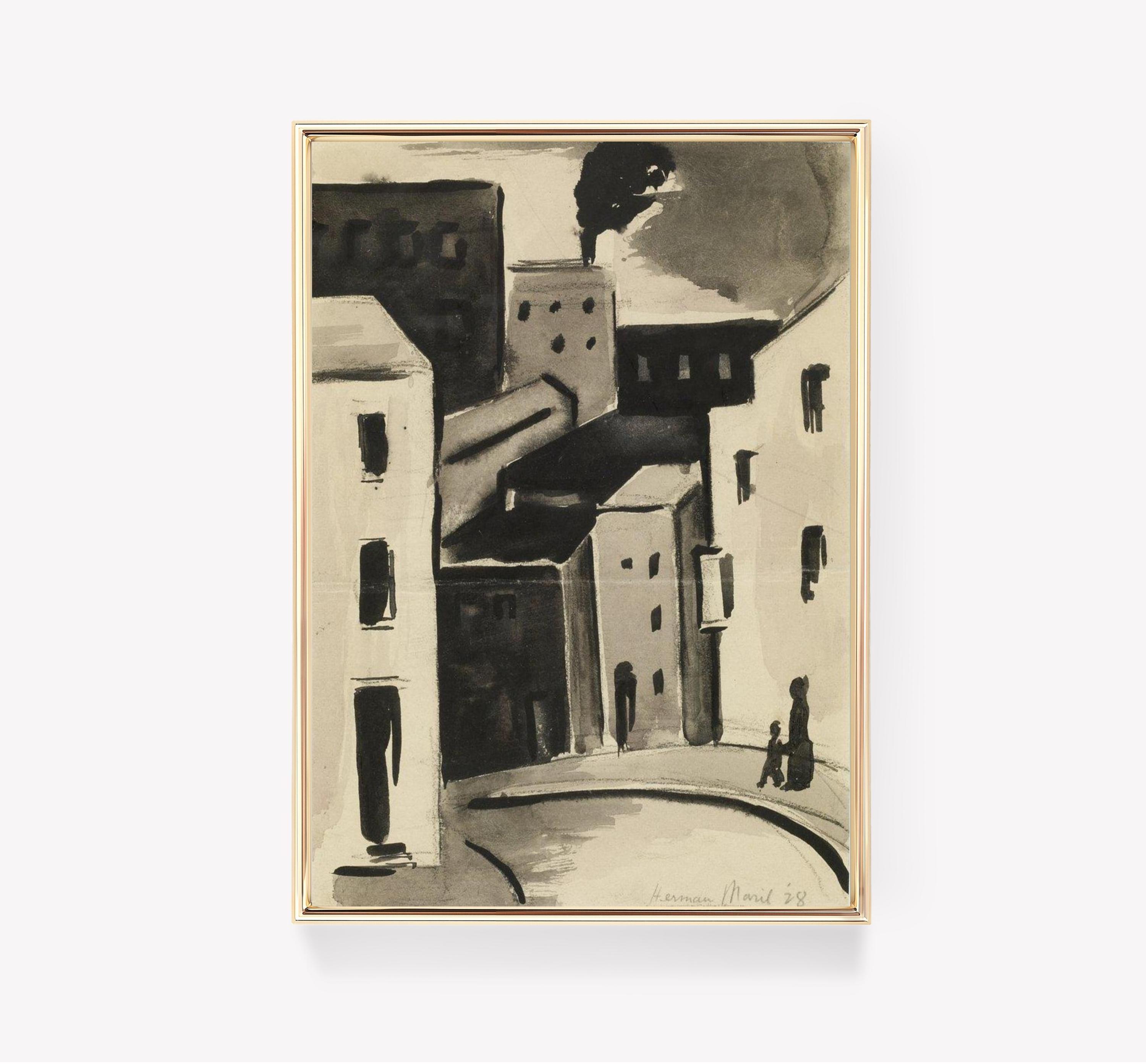 Street Scene Awesome Poster (No Frame)