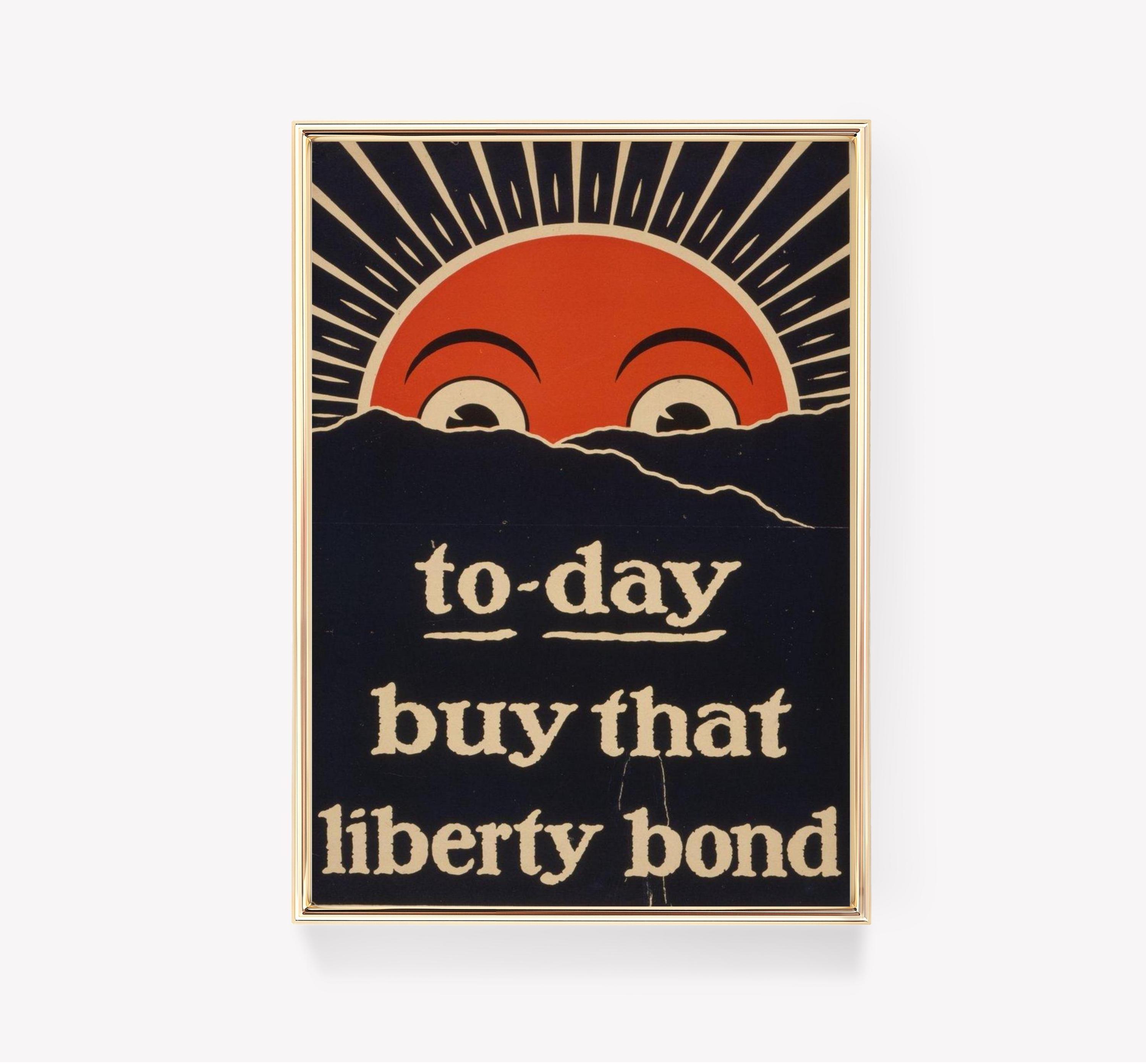 Sun With Eyes Liberty Bond Awesome Poster (No Frame)