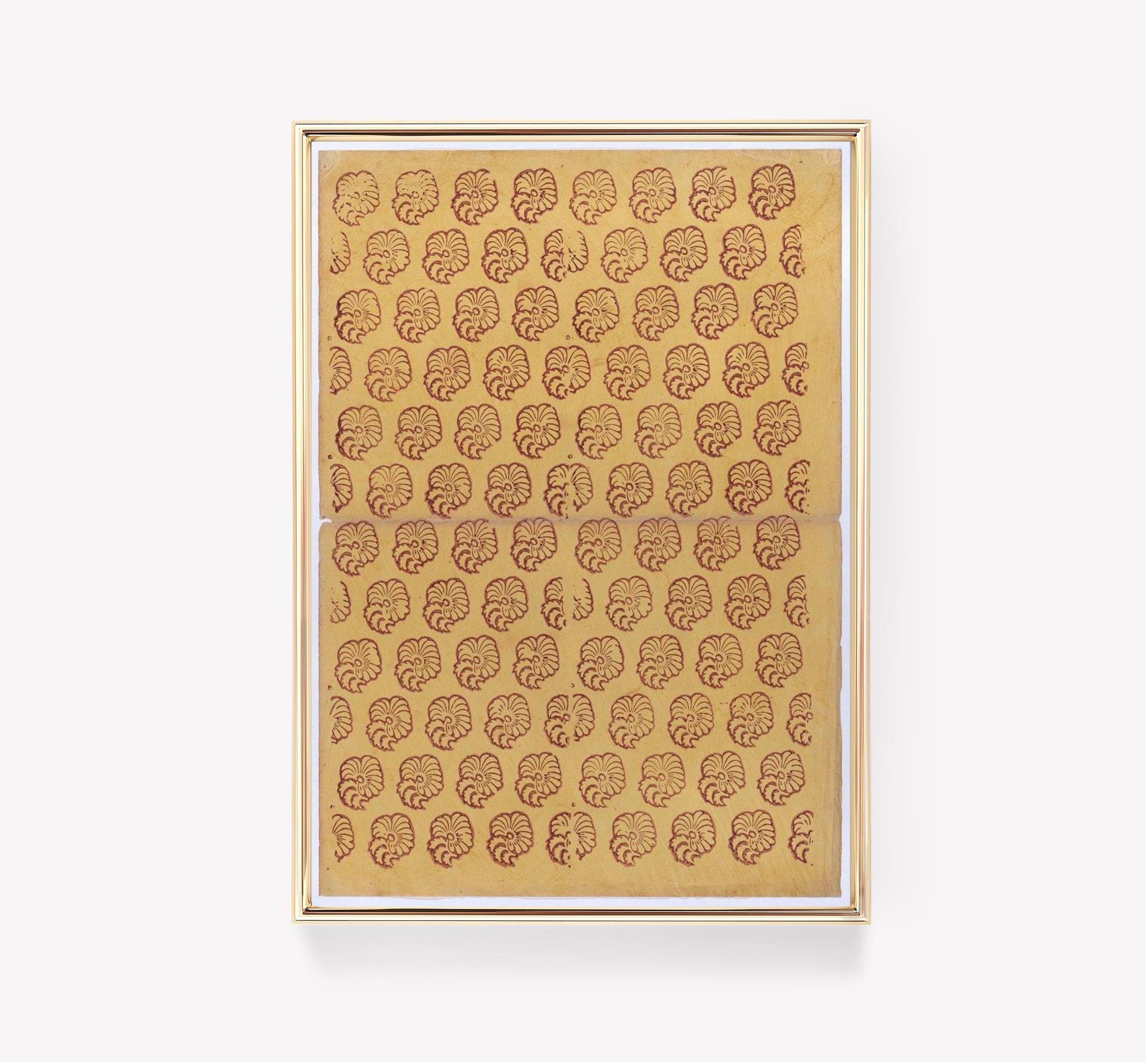 Textile Pattern Stylized Floral Limited Edition Posters (No Frame)