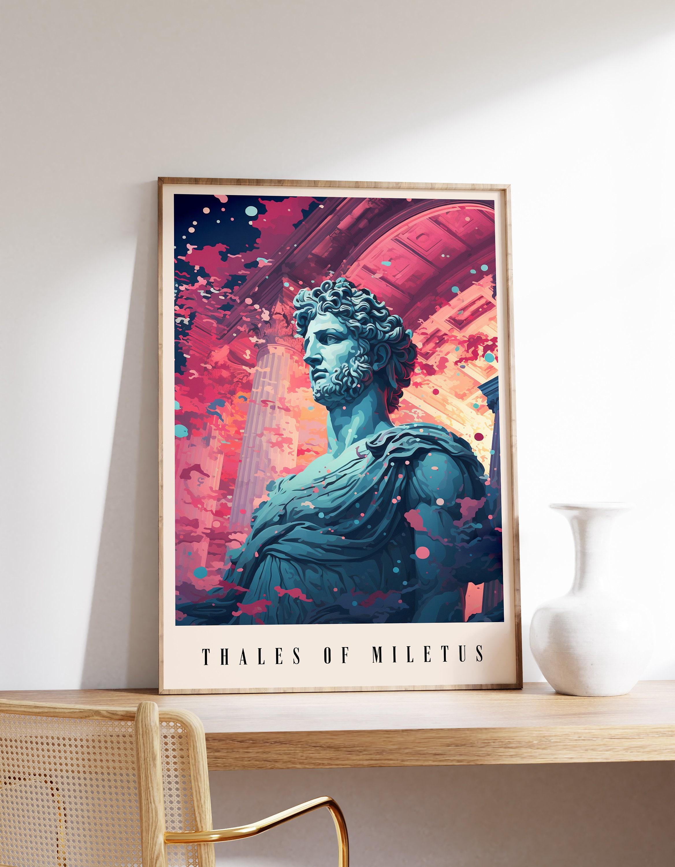 Thales Of Miletus Philosopher Awesome Poster (No Frame)
