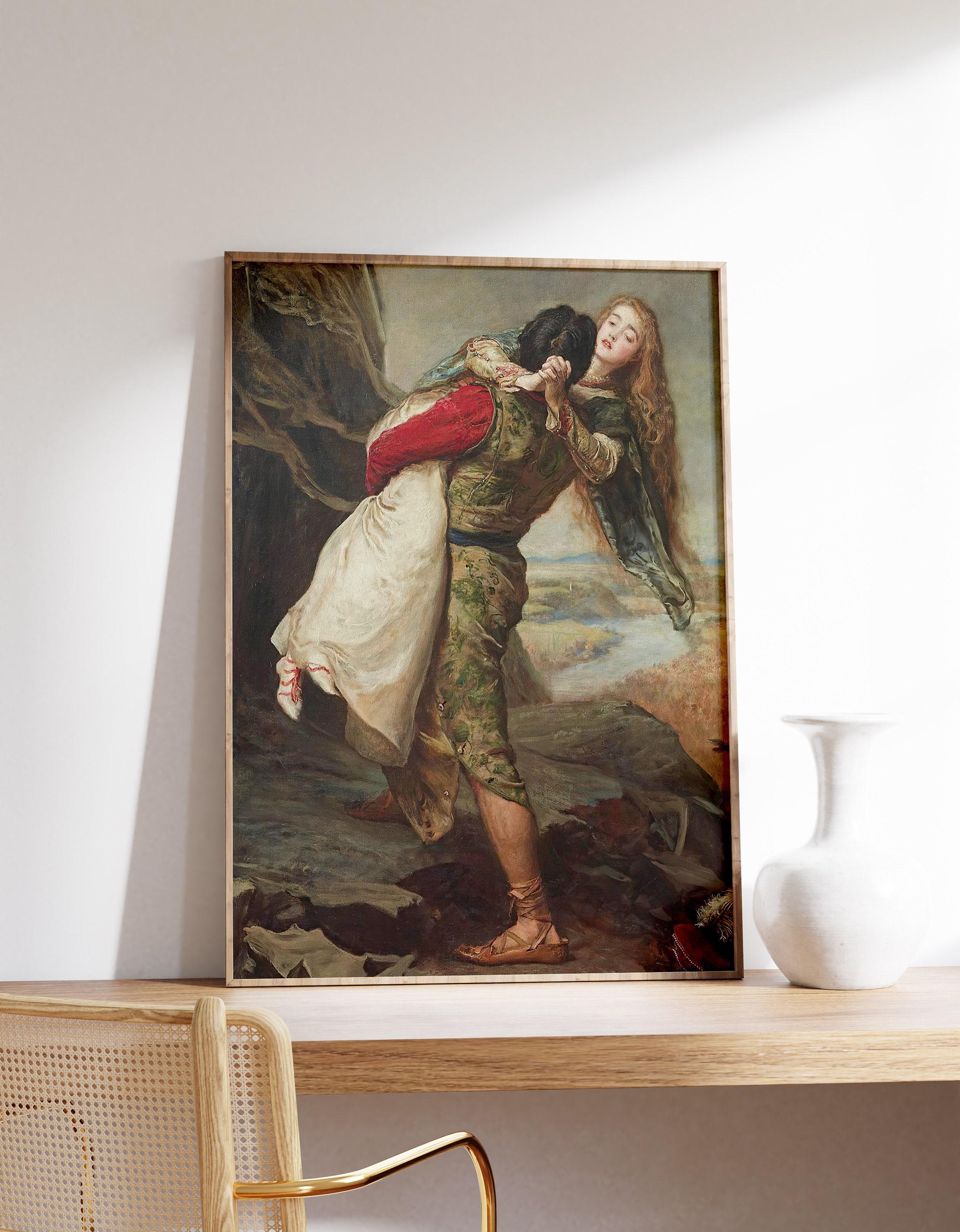 The Crown Of Love 1875 By John Everett Millais Vintage Awesome Poster (No Frame)