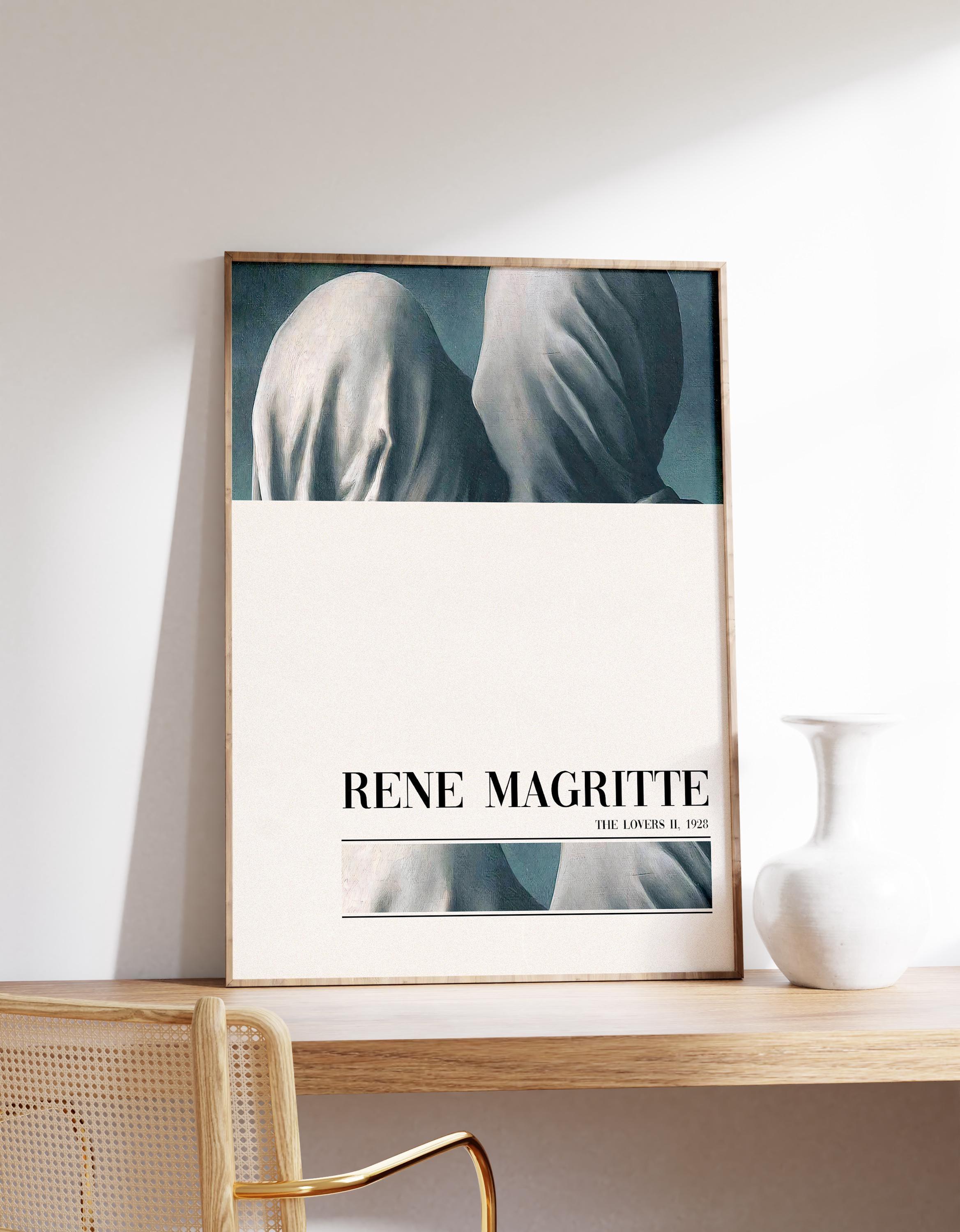 The Lovers Ii 1928 By Rene Magritte Exhibition Limited Edition Posters (No Frame)