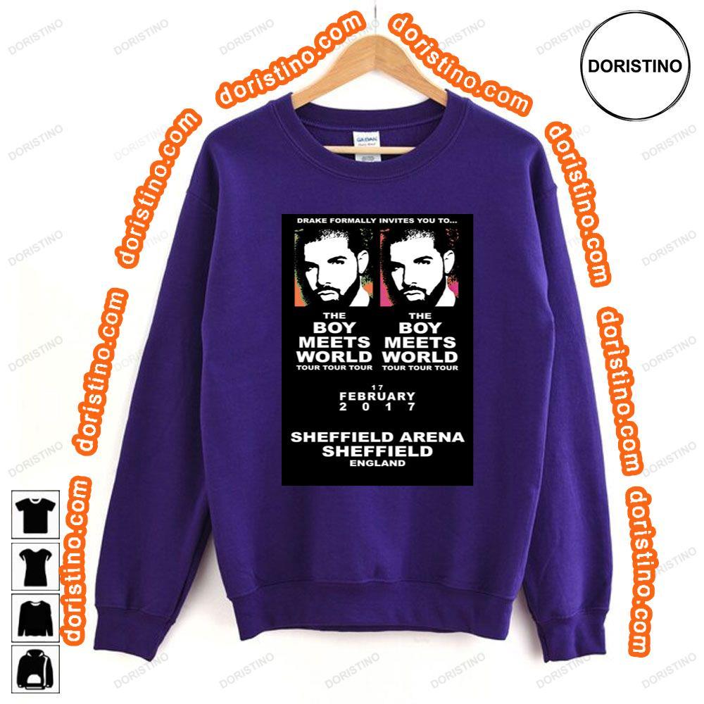 Drake Boy Meets World Feb 2017 Tour Sheffield Arena Awesome Shirt Drake Boy Meets World Feb 2017 Tour Sheffield Arena Awesome Shirt