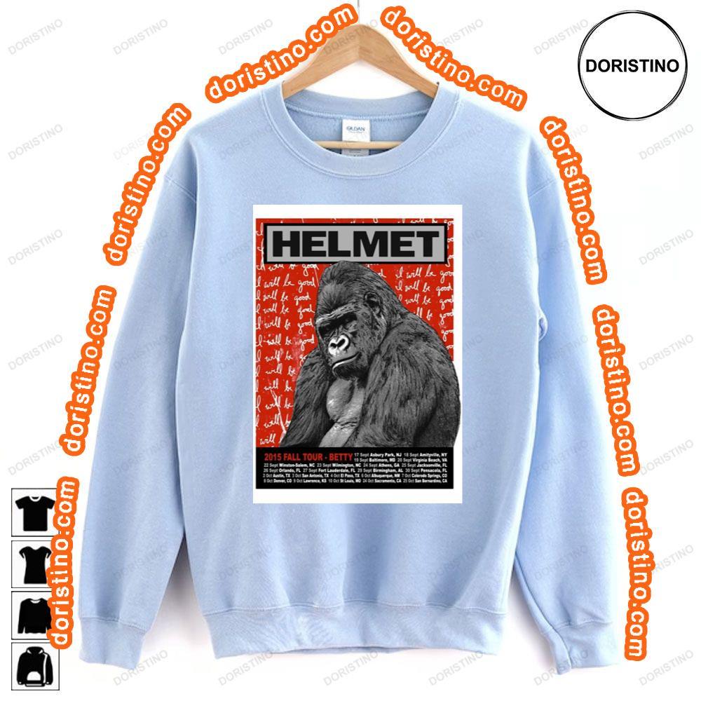 Helmet Betty 20th Anniversary 2015 Us Tour Awesome Shirt Helmet Betty 20th Anniversary 2015 Us Tour Awesome Shirt