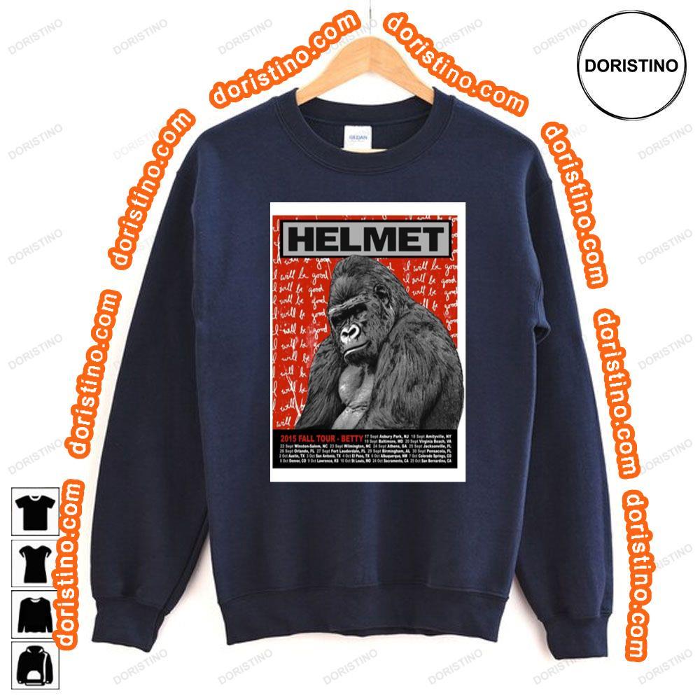 Helmet Betty 20th Anniversary 2015 Us Tour Awesome Shirt Helmet Betty 20th Anniversary 2015 Us Tour Awesome Shirt