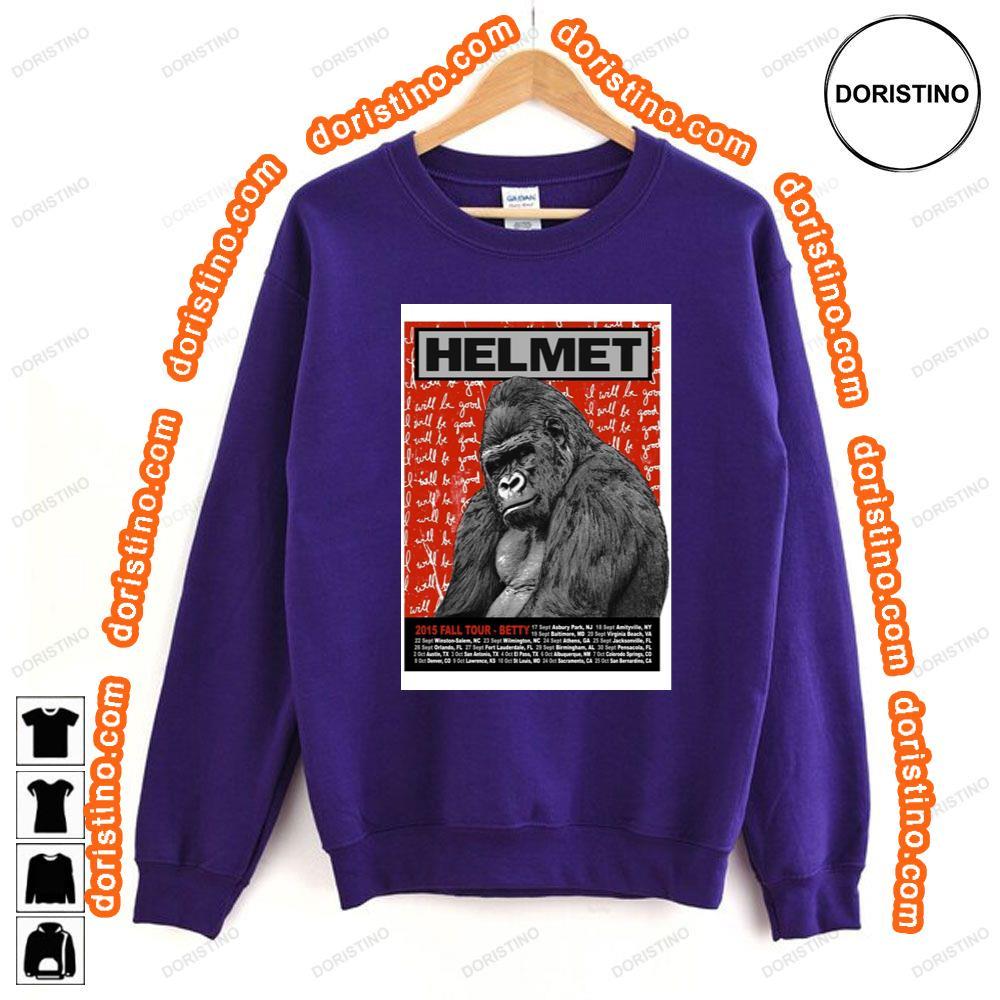 Helmet Betty 20th Anniversary 2015 Us Tour Awesome Shirt Helmet Betty 20th Anniversary 2015 Us Tour Awesome Shirt