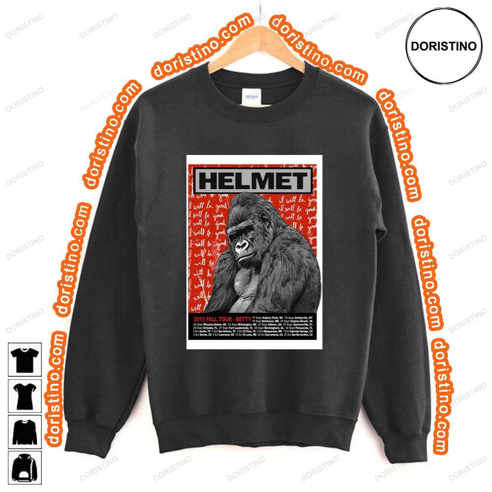 Helmet Betty 20th Anniversary 2015 Us Tour Awesome Shirt Helmet Betty 20th Anniversary 2015 Us Tour Awesome Shirt