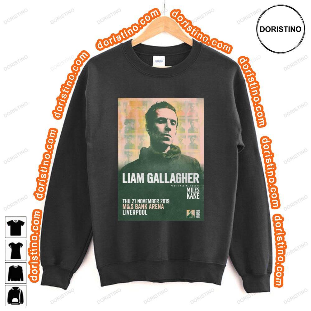 Liam Gallagher Why Me Why Not 2019 Uk Liverpool M S Bank Arena Tshirt Liam Gallagher Why Me Why Not 2019 Uk Liverpool M S Bank Arena Tshirt