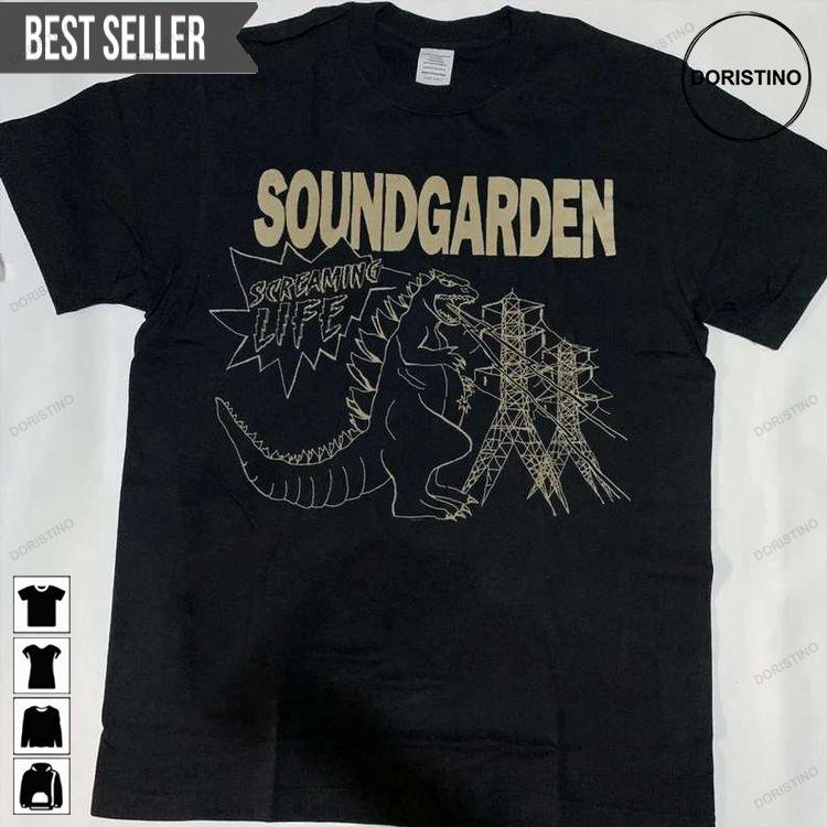 Soundgarden Godzilla Rock Music Short-sleeve Shirt Soundgarden Godzilla Rock Music Short-sleeve Shirt