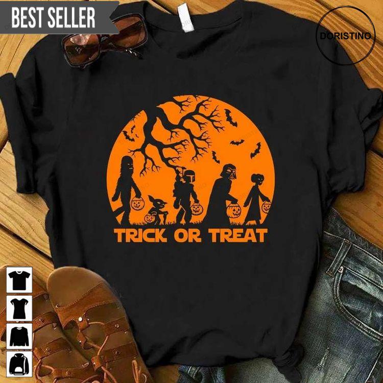 Star Wars Trick Or Treat Halloween Tshirt Star Wars Trick Or Treat Halloween Tshirt