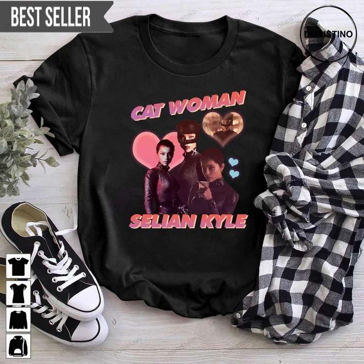 The Cat The Batman 2022 Selina Kyle Tshirt The Cat The Batman 2022 Selina Kyle Tshirt