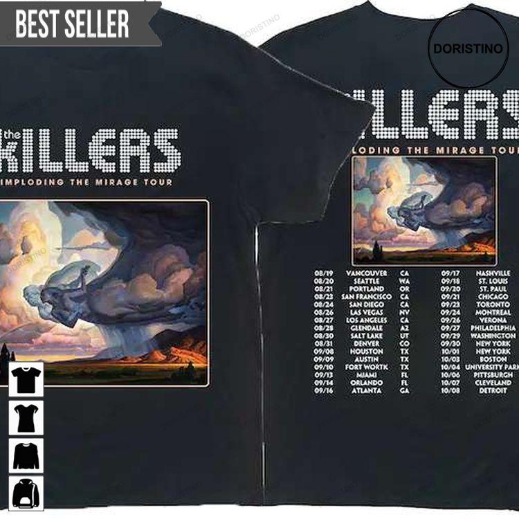 The Killers Imploding The Mirage Tour 2022 Band Awesome Shirt The Killers Imploding The Mirage Tour 2022 Band Awesome Shirt