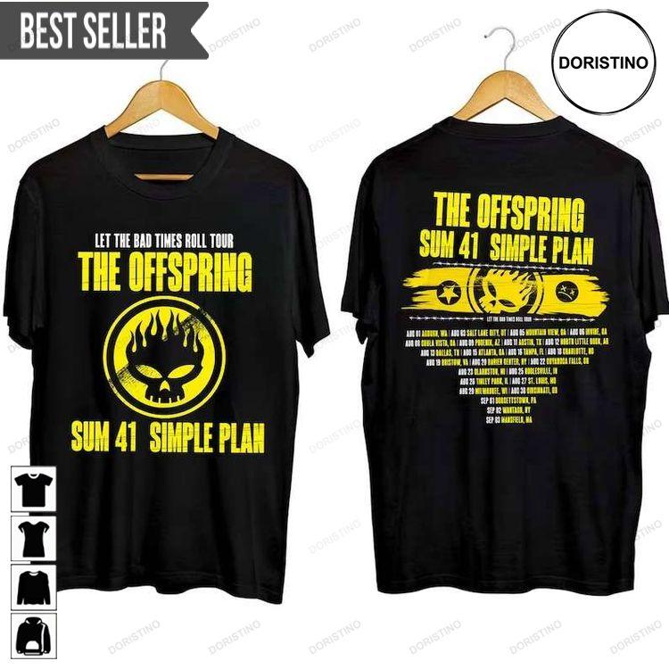 The Offspring Let The Bad Times Roll Tour 2023 Music Band Short-sleeve Tshirt The Offspring Let The Bad Times Roll Tour 2023 Music Band Short-sleeve Tshirt